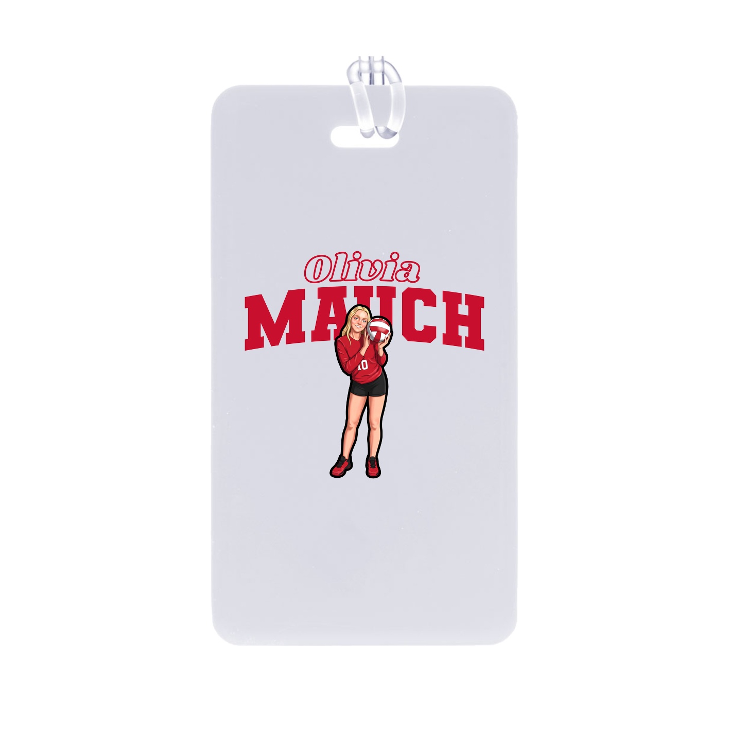 Bag Tag — Name Arch in Classic