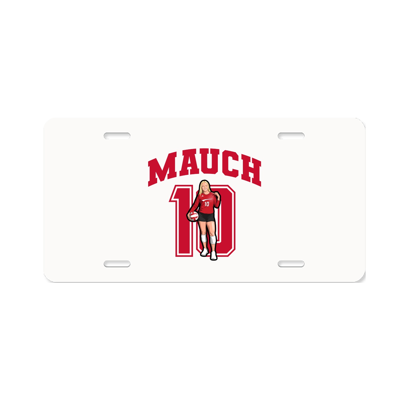 License Plate — Number in Classic