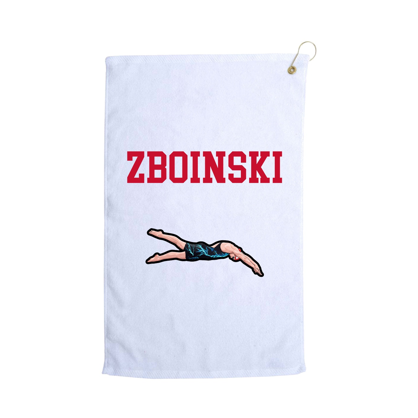 Golf Towel — Shirsey in White