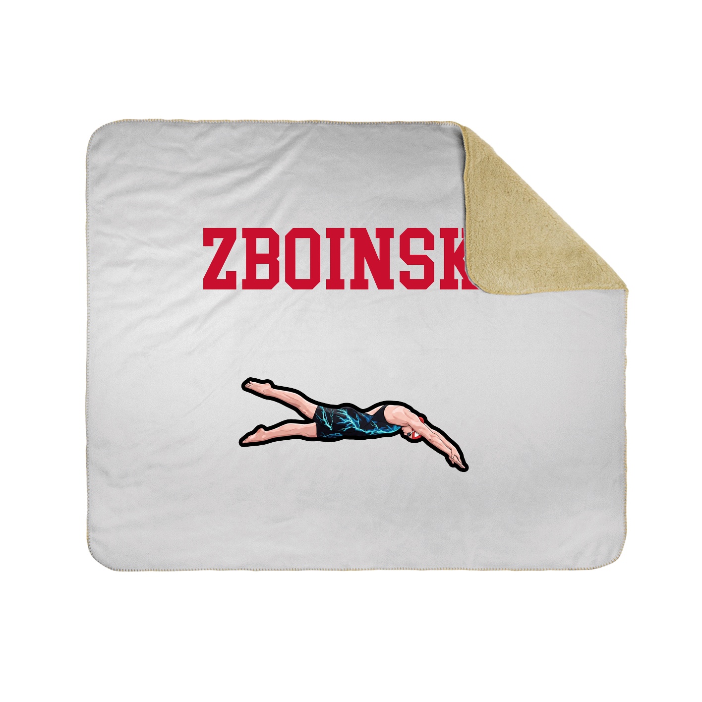 Throw Blanket — Shirsey in White