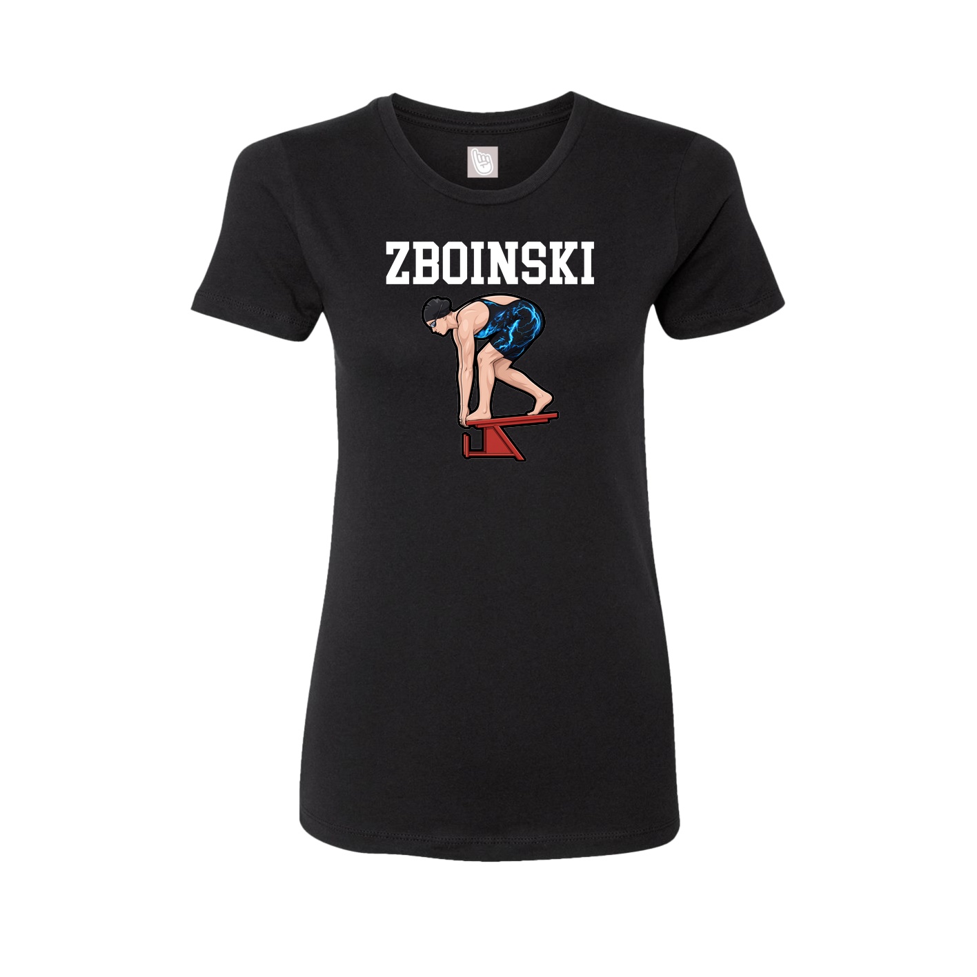 Fitted Women's Tee — Shirsey in Black