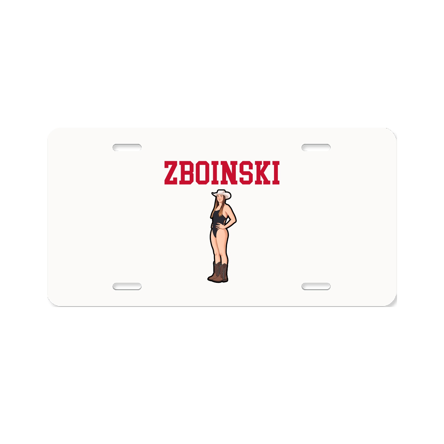 License Plate — Shirsey in Classic