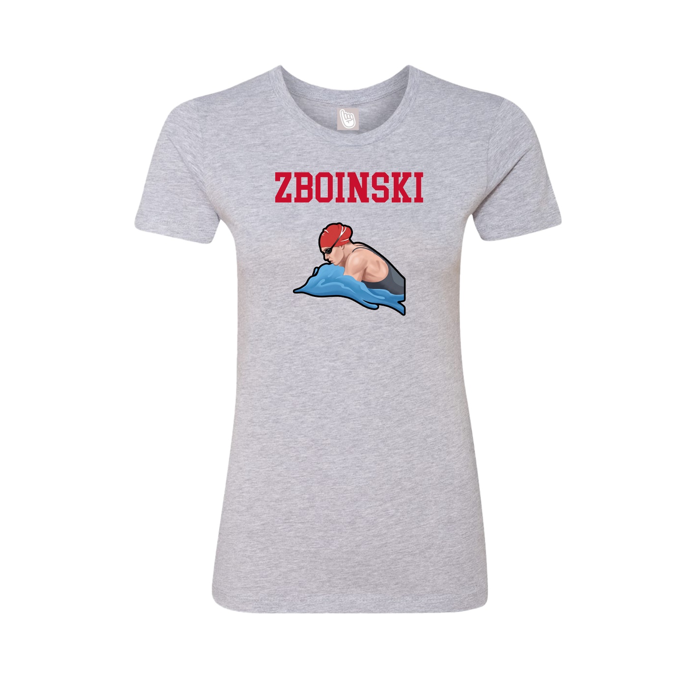 Fitted Women's Tee — Shirsey in Grey