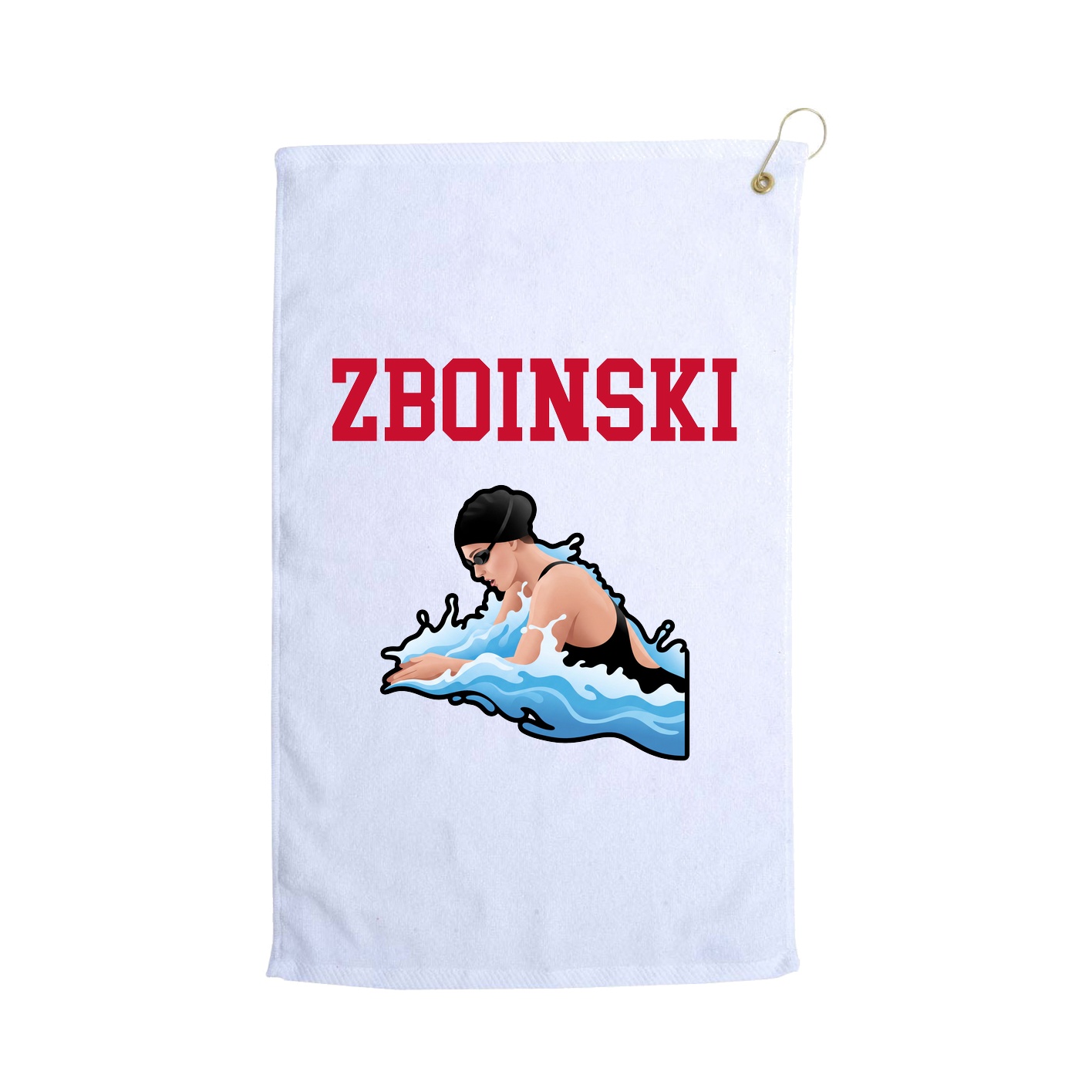 Golf Towel — Shirsey in White