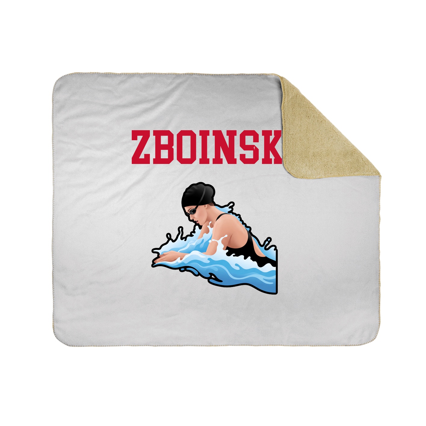 Throw Blanket — Shirsey in White