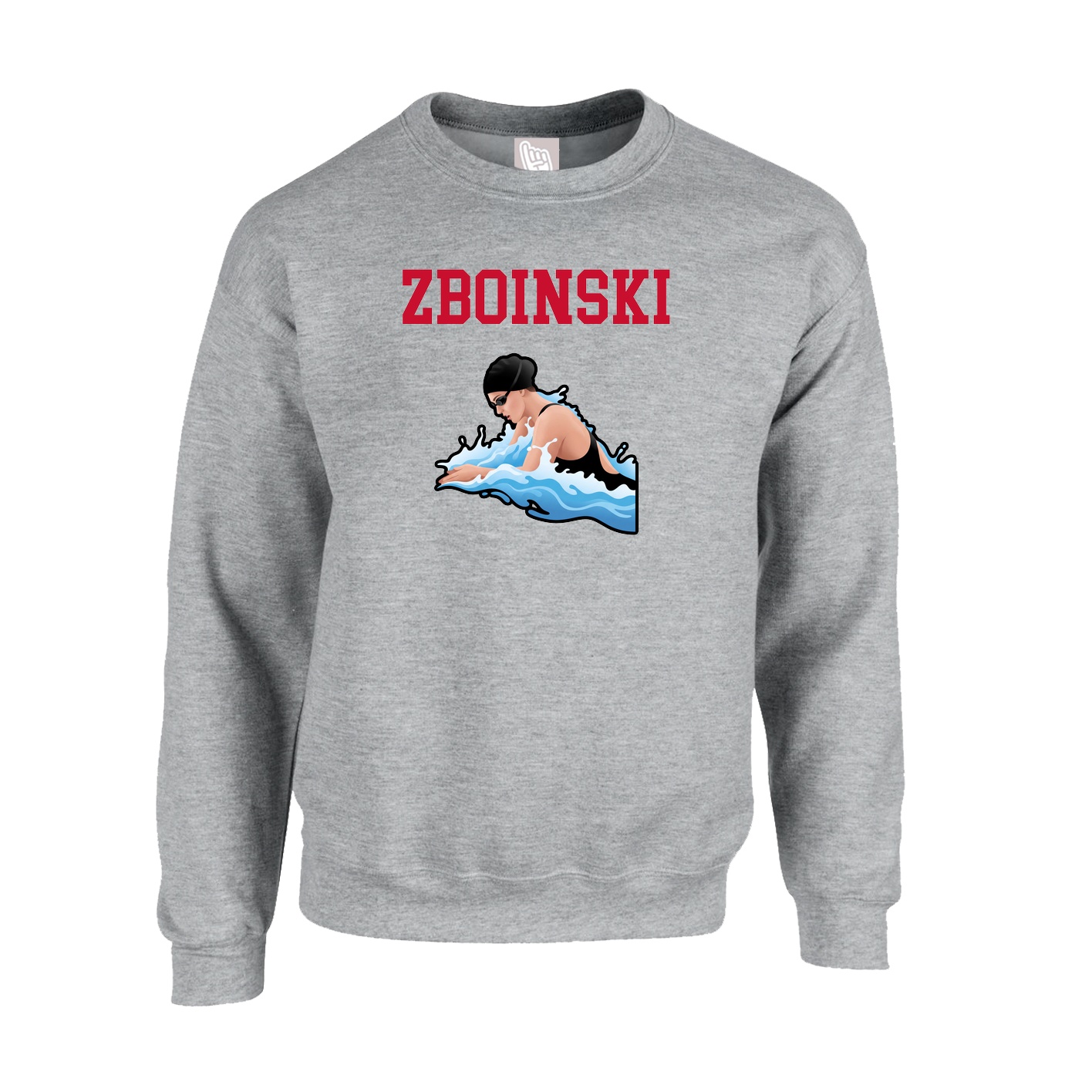 Fleece Crew — Shirsey in Grey
