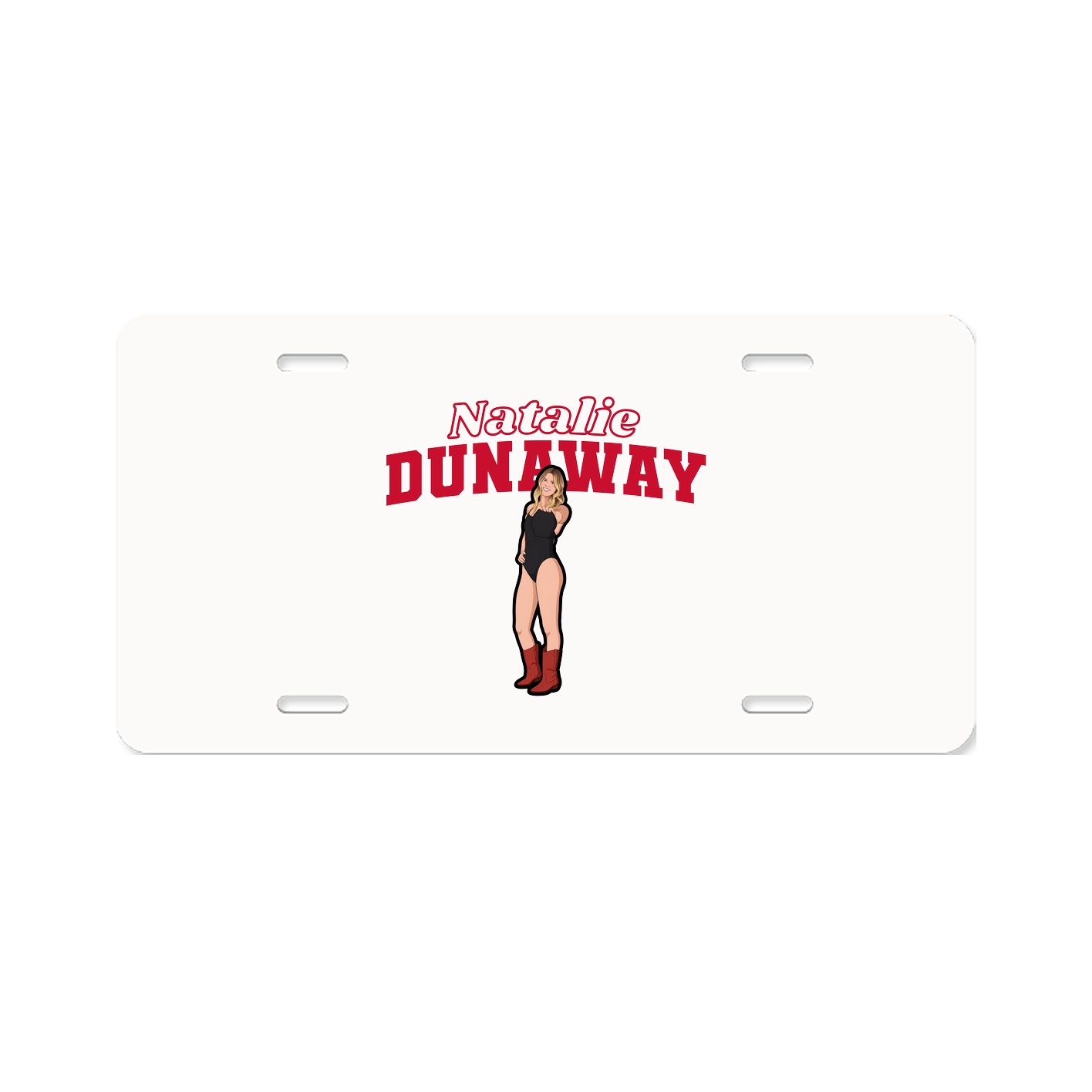 License Plate — Name Arch in Classic