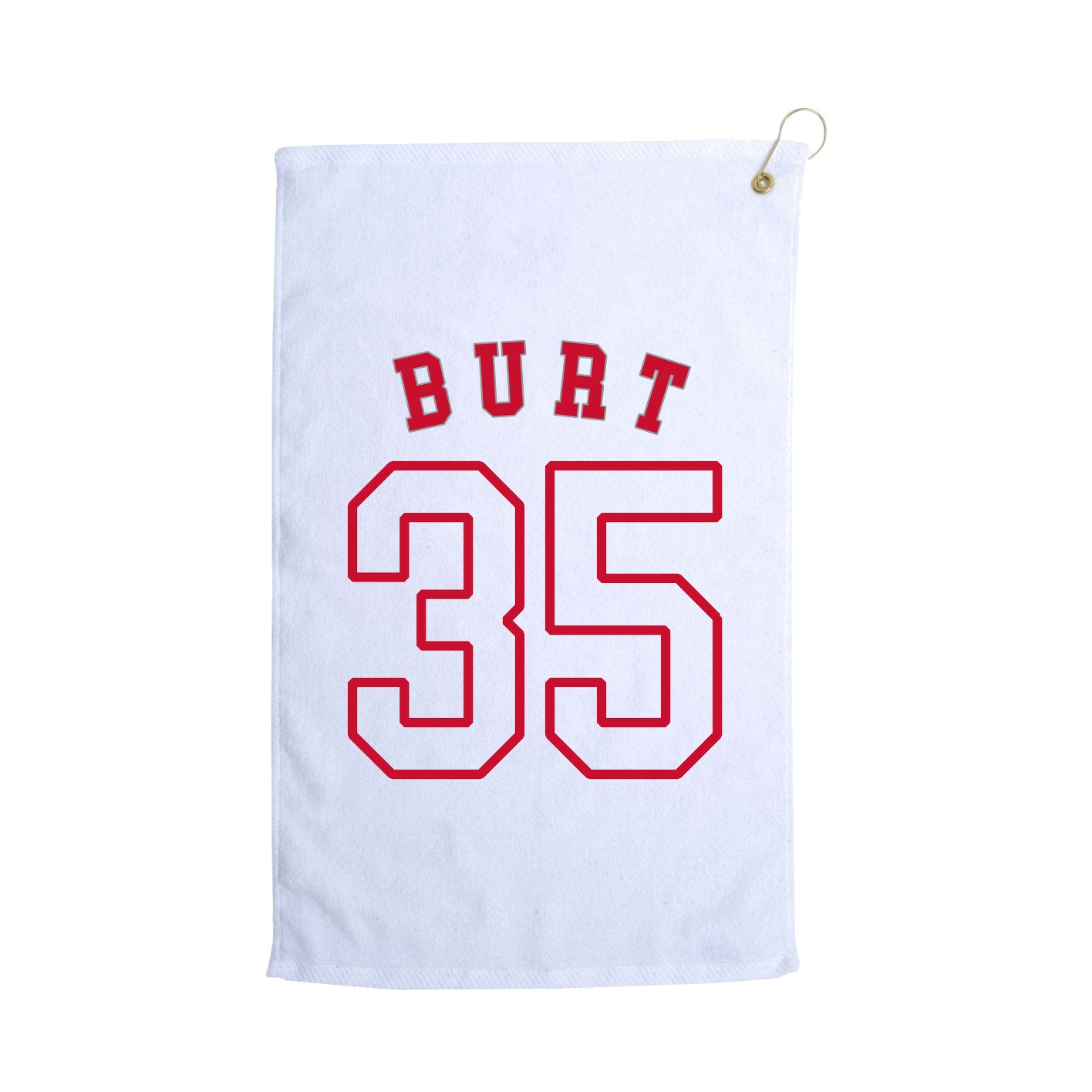 Golf Towel — Shirsey Arch in White