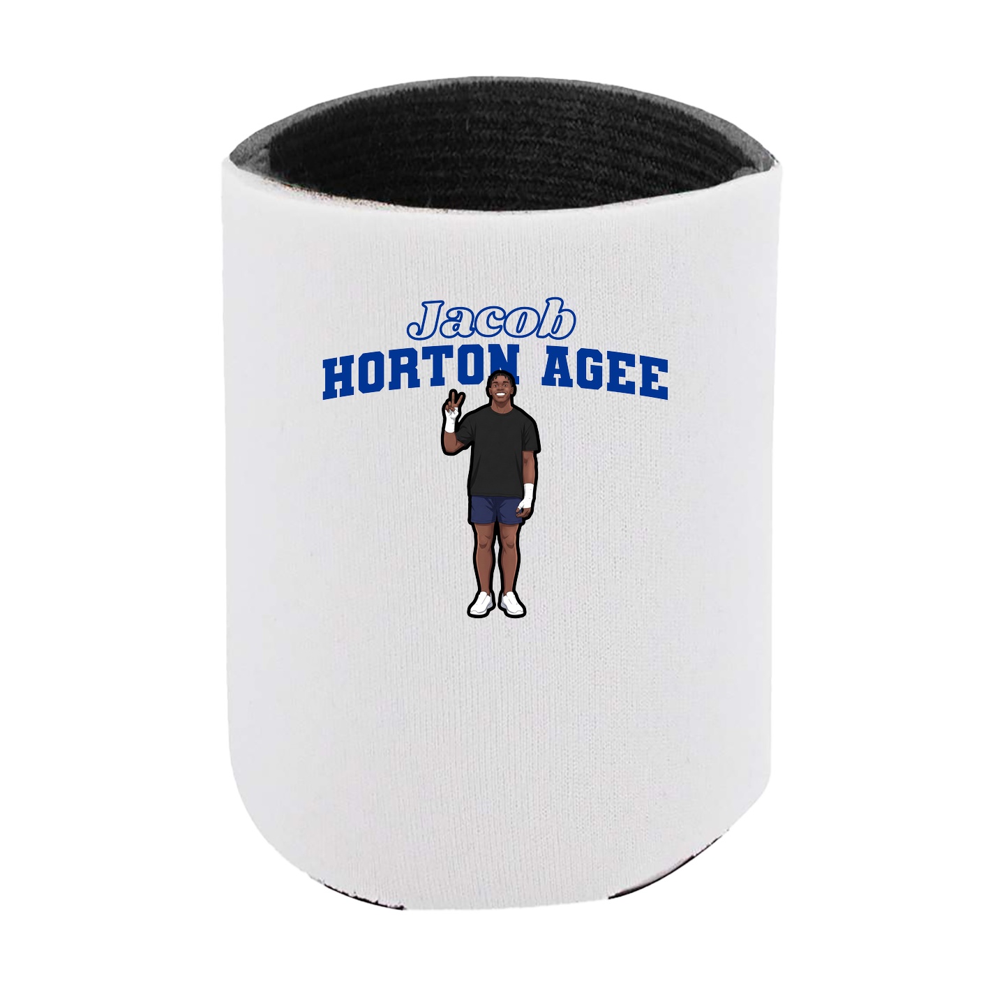 Can Holder — Name Arch in White