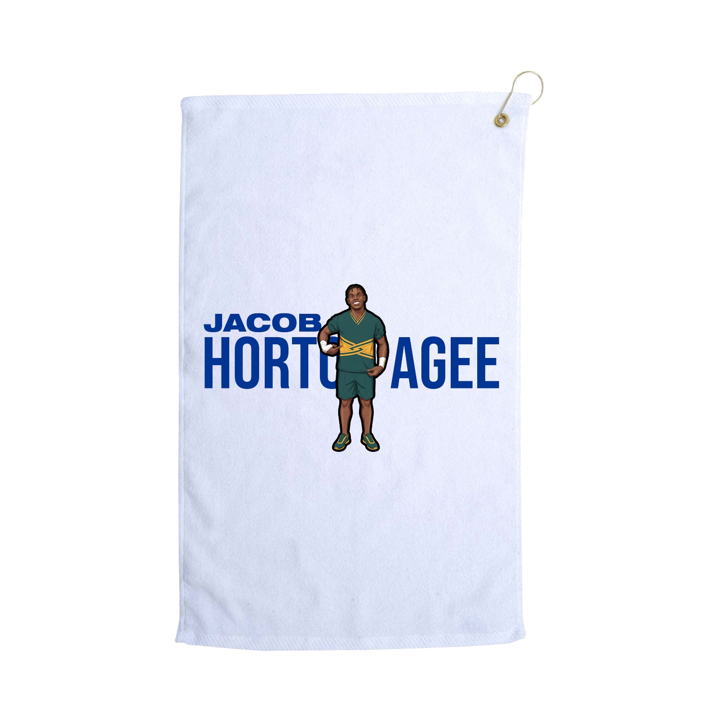 Golf Towel — Player Name in White