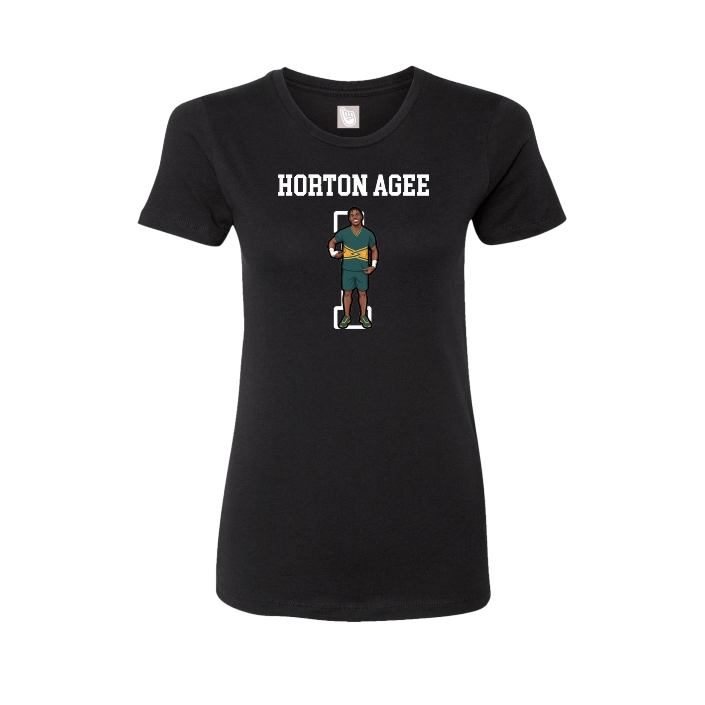 Fitted Women's Tee — Shirsey in Black
