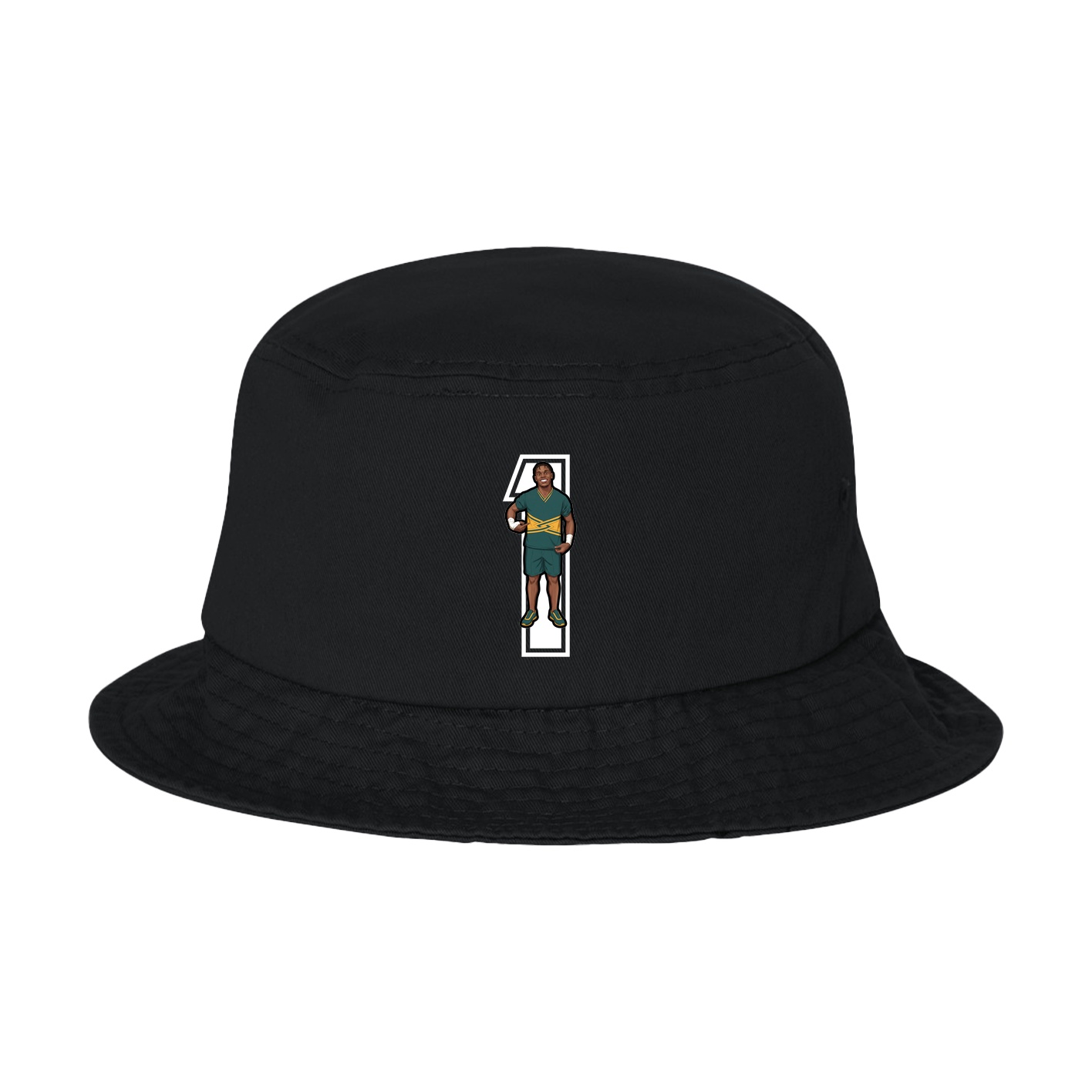 Bucket Cap — Number in Black