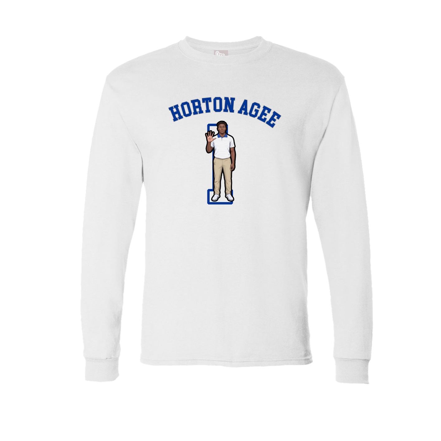 Long Sleeve Tee — Shirsey Arch in White
