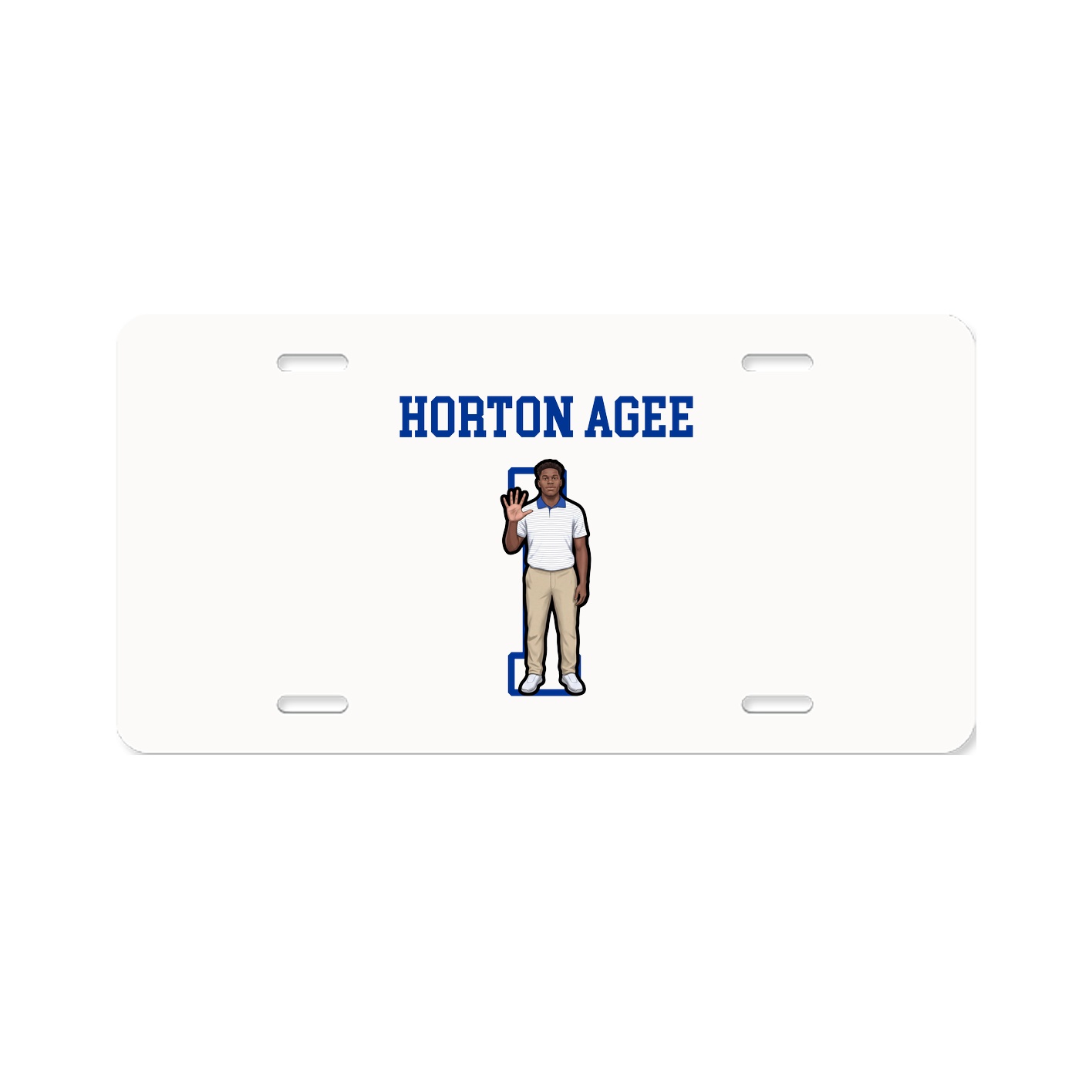 License Plate — Shirsey in Classic