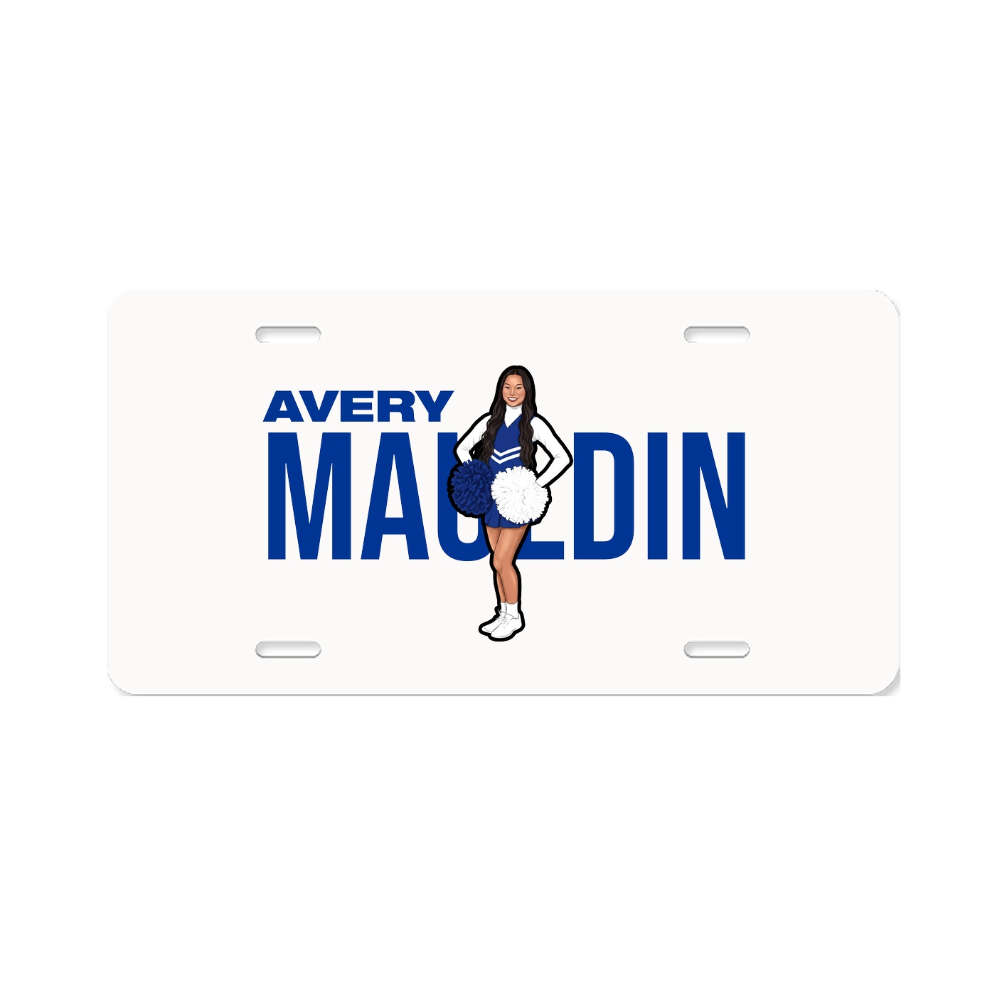 License Plate — Player Name in Classic