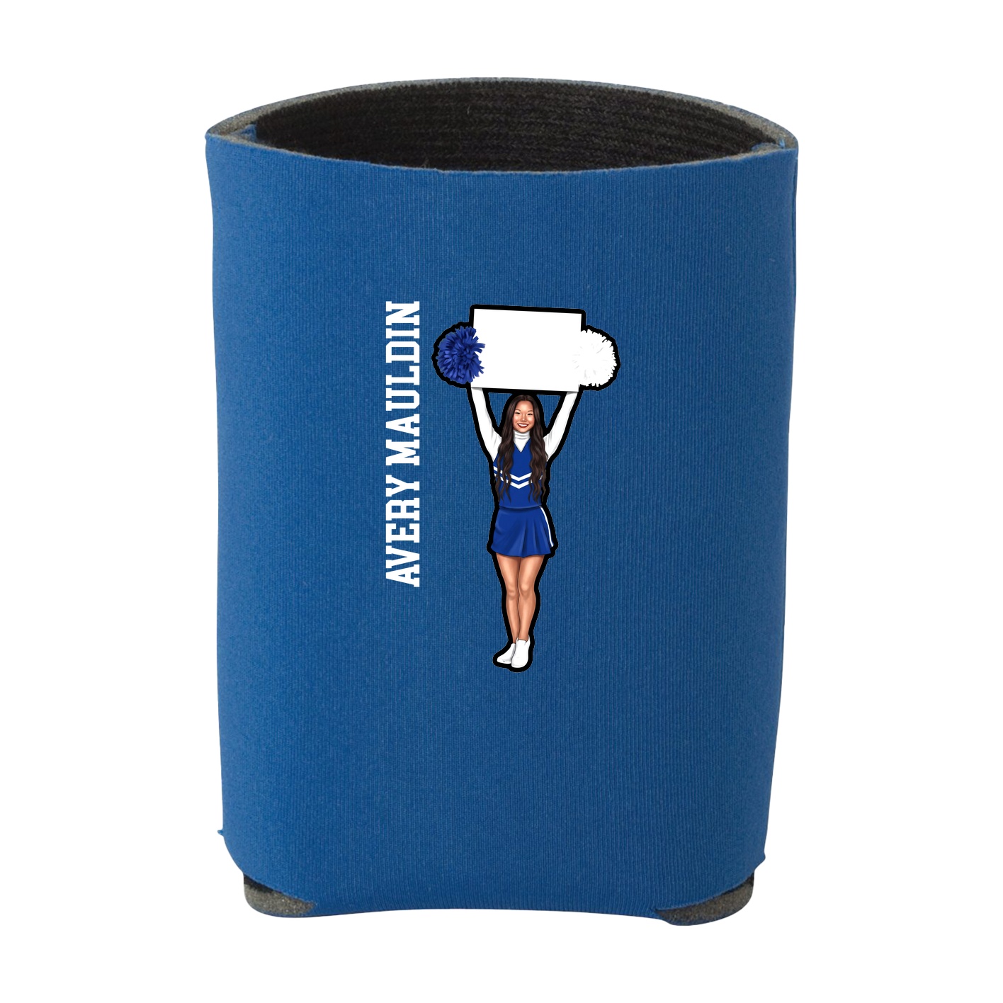 Can Holder — Name Vertical in Royal