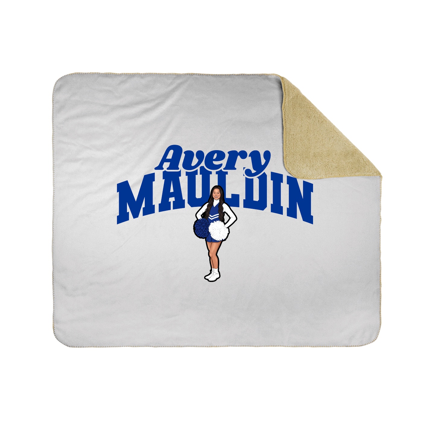 Throw Blanket — Signature Arch in White