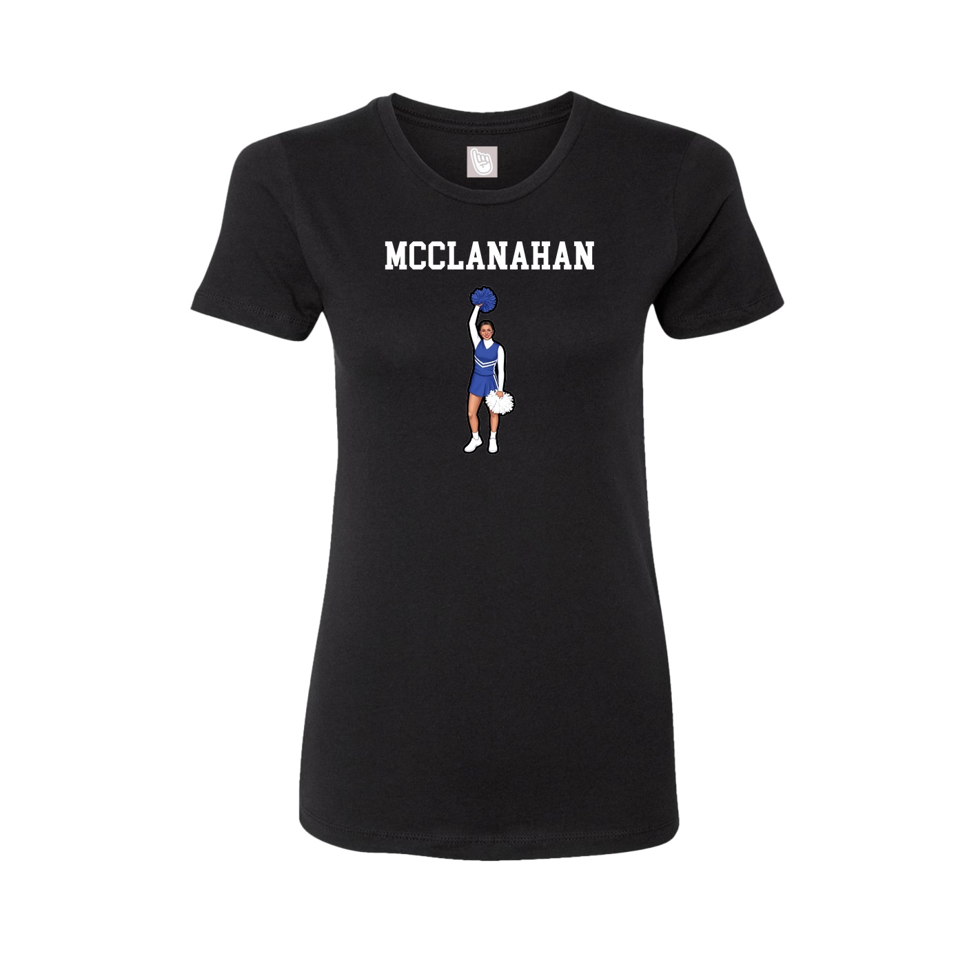 Fitted Women's Tee — Shirsey in Black