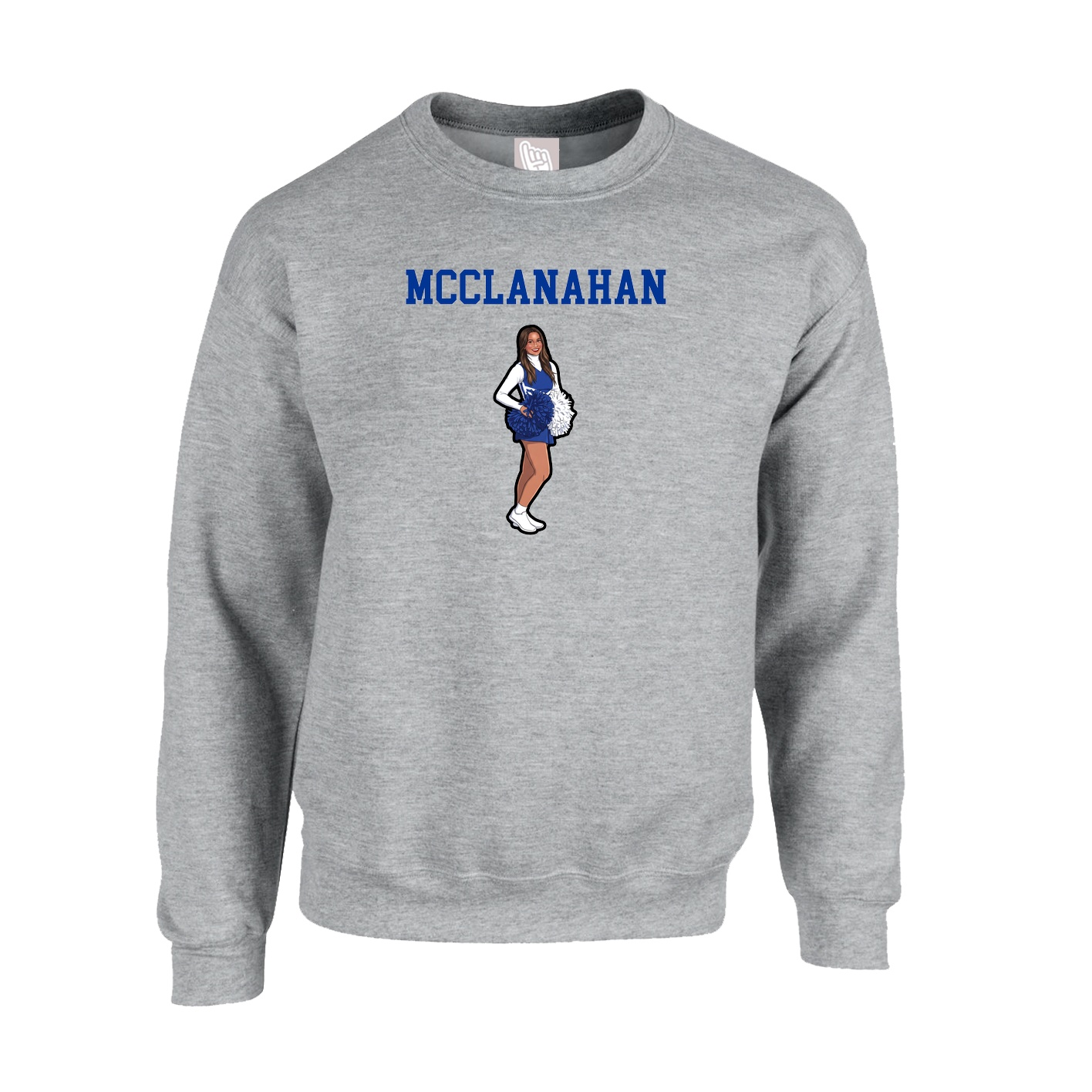 Fleece Crew — Shirsey in Grey