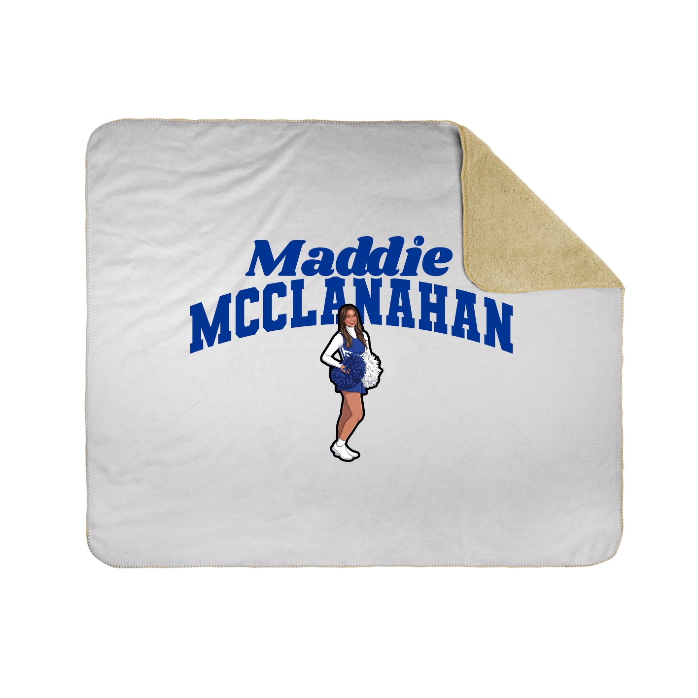 Throw Blanket — Signature Arch in White