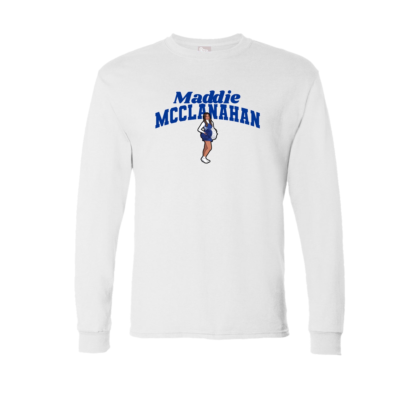 Long Sleeve Tee — Signature Arch in White