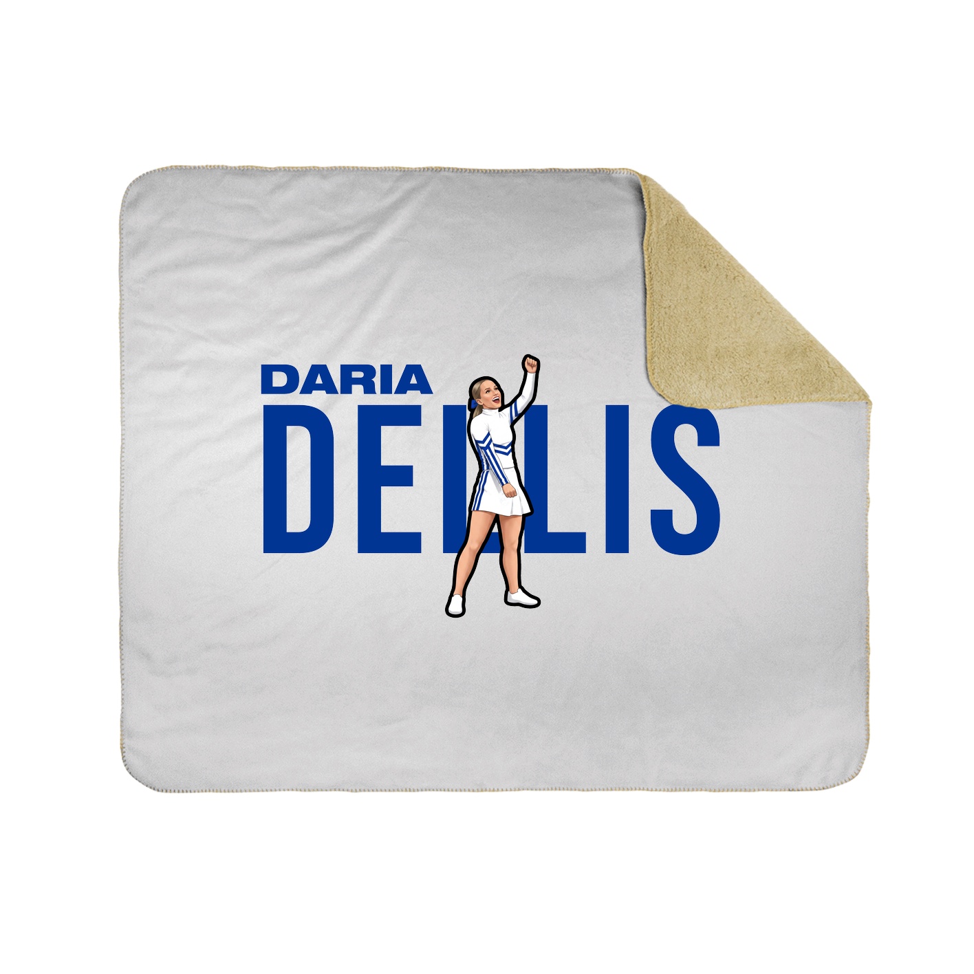 Throw Blanket — Player Name in White