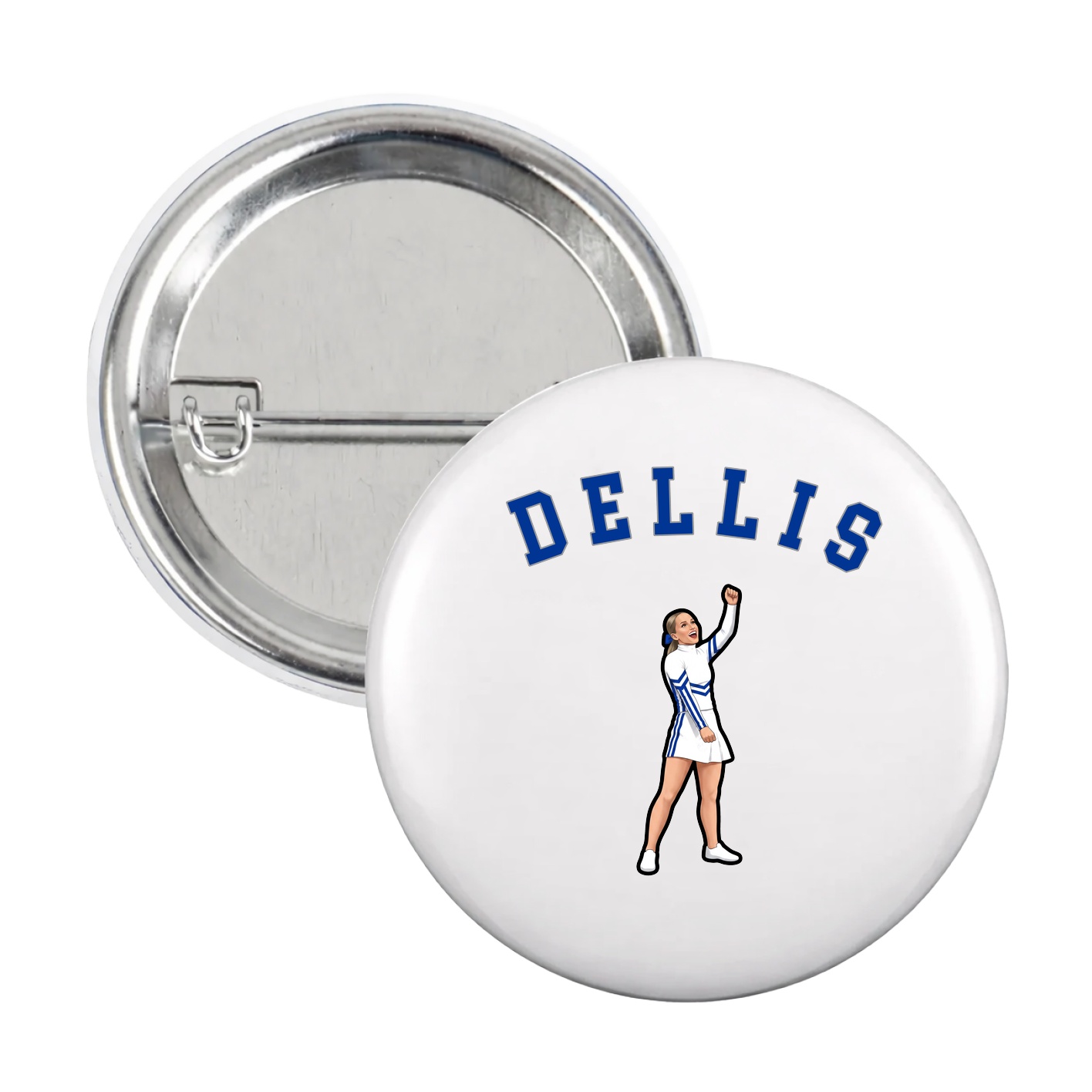 Game Day Button — Shirsey Arch in White