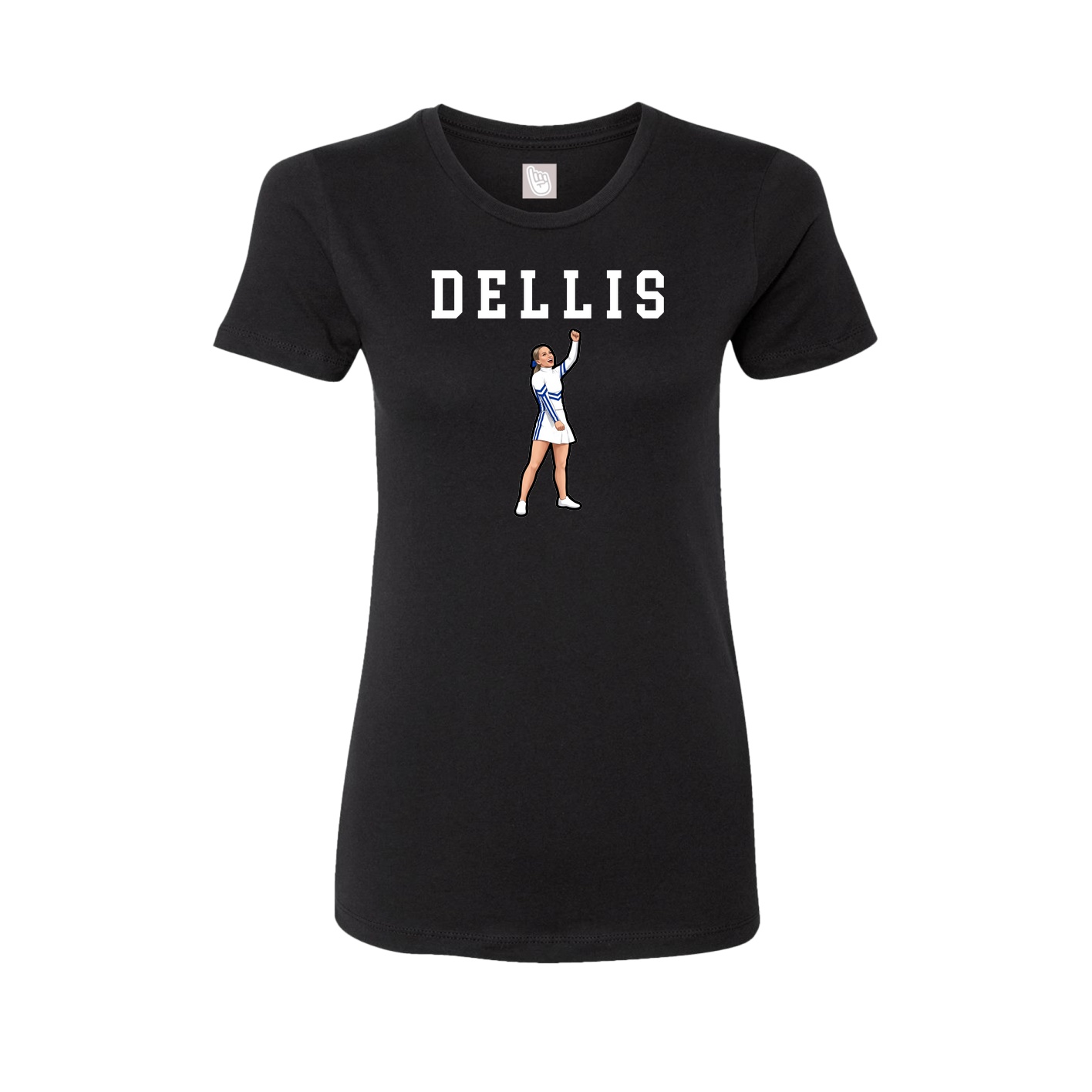 Fitted Women's Tee — Shirsey in Black