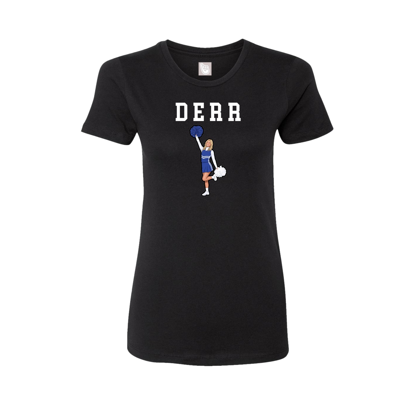 Fitted Women's Tee — Shirsey in Black