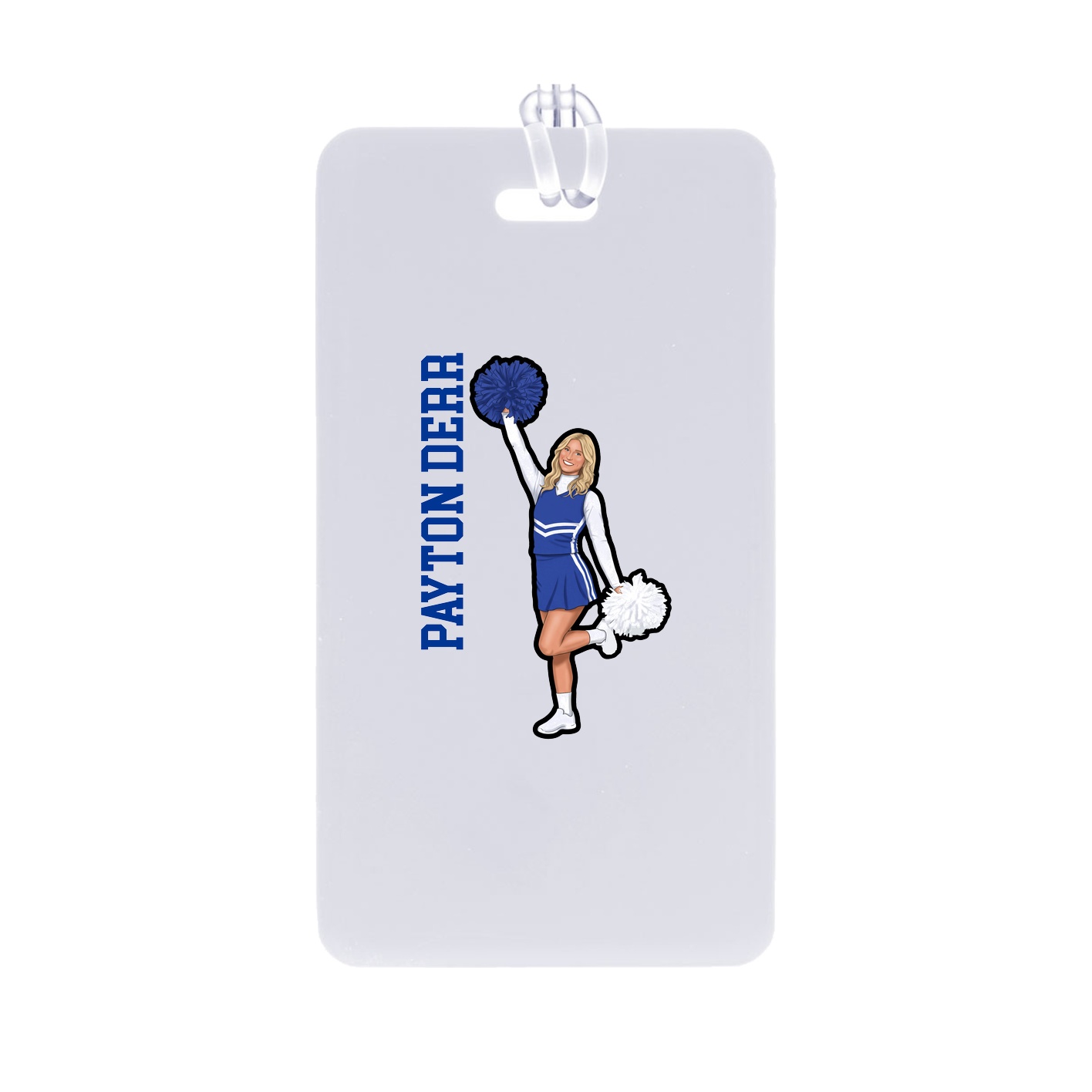 Bag Tag — Name Vertical in Classic