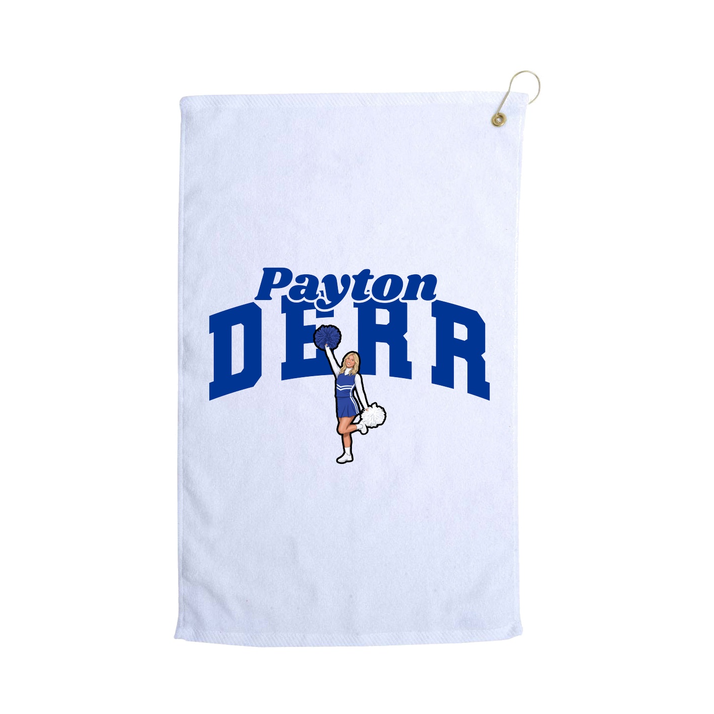Golf Towel — Signature Arch in White