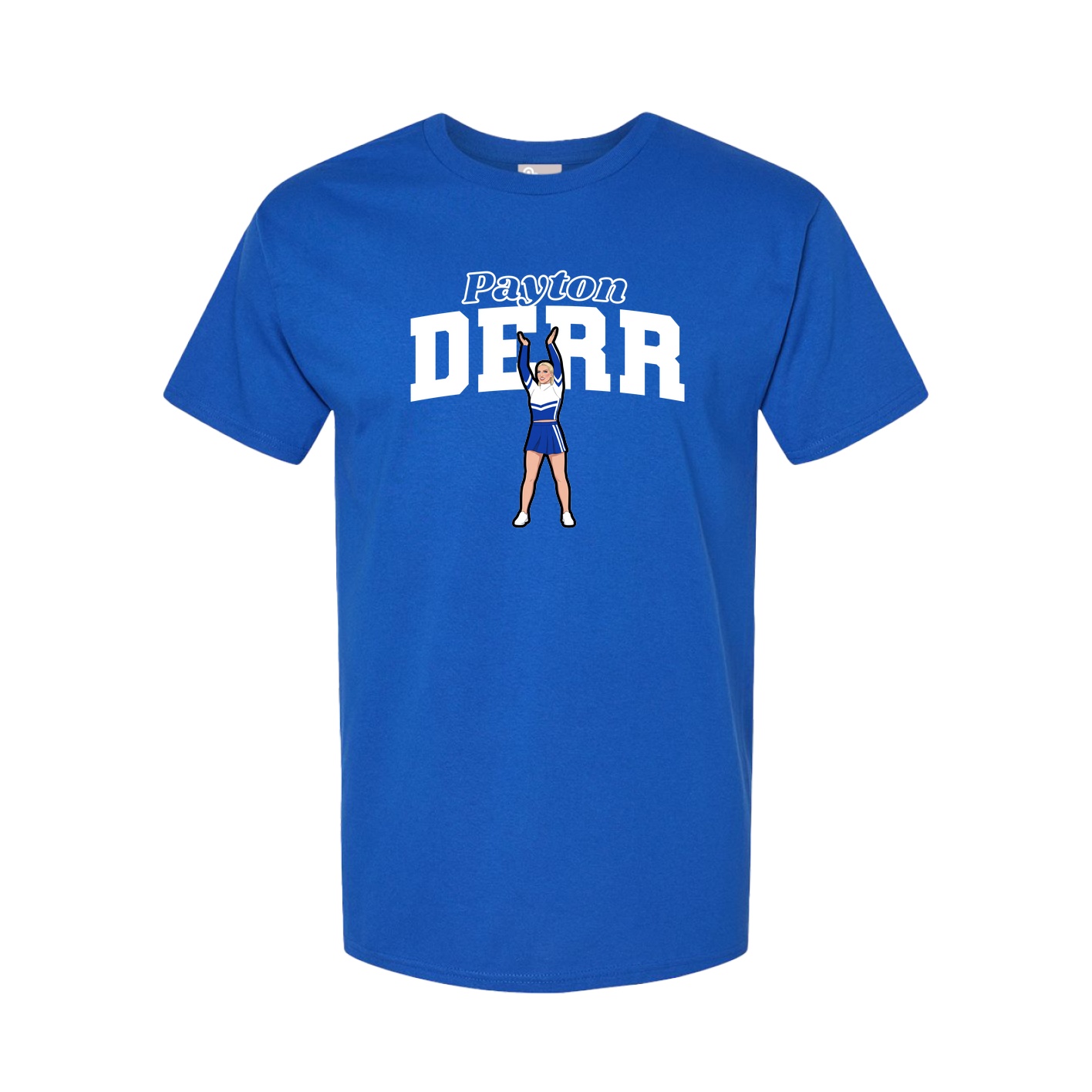 Youth Tee — Name Arch in Royal