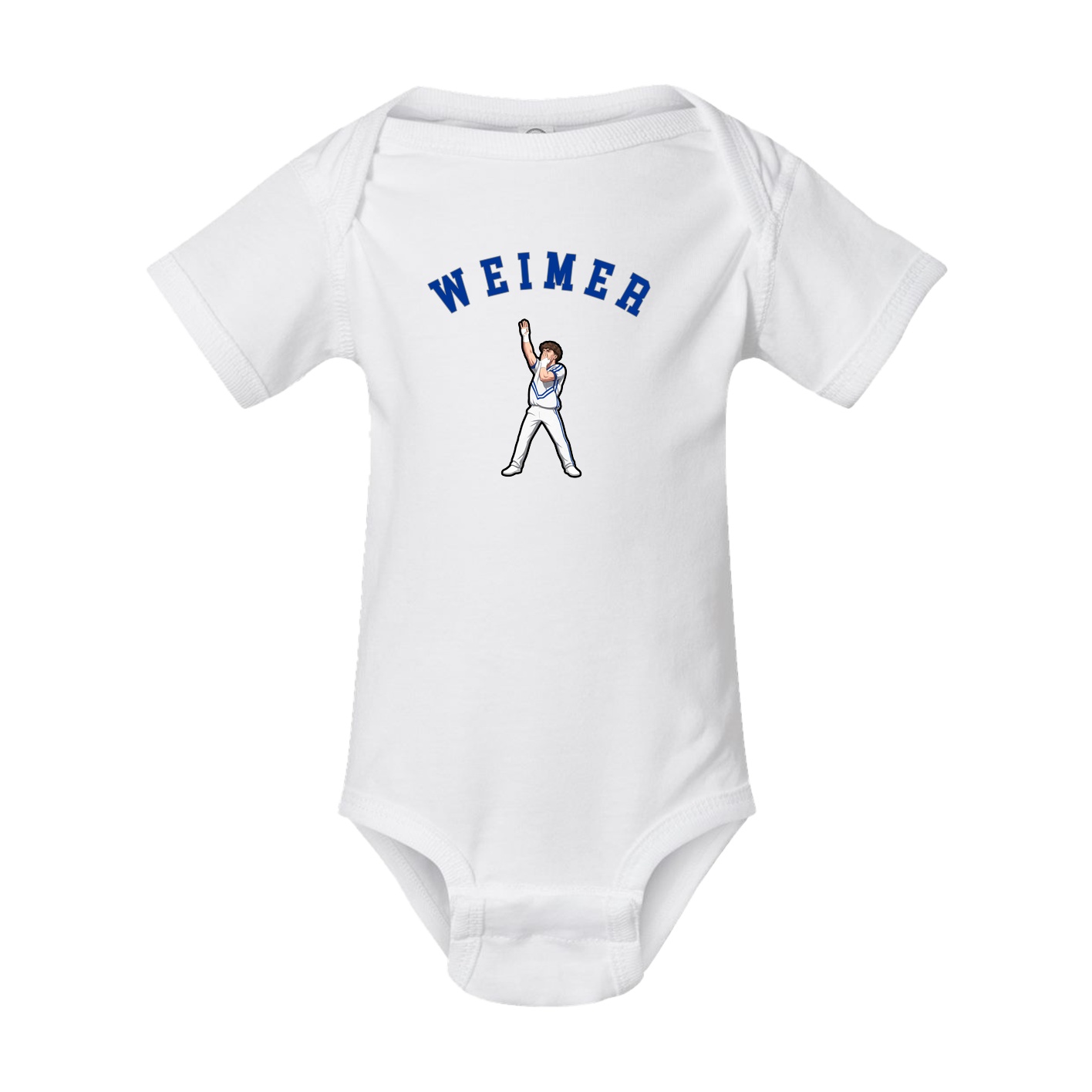 Baby Onesie — Shirsey Arch in White