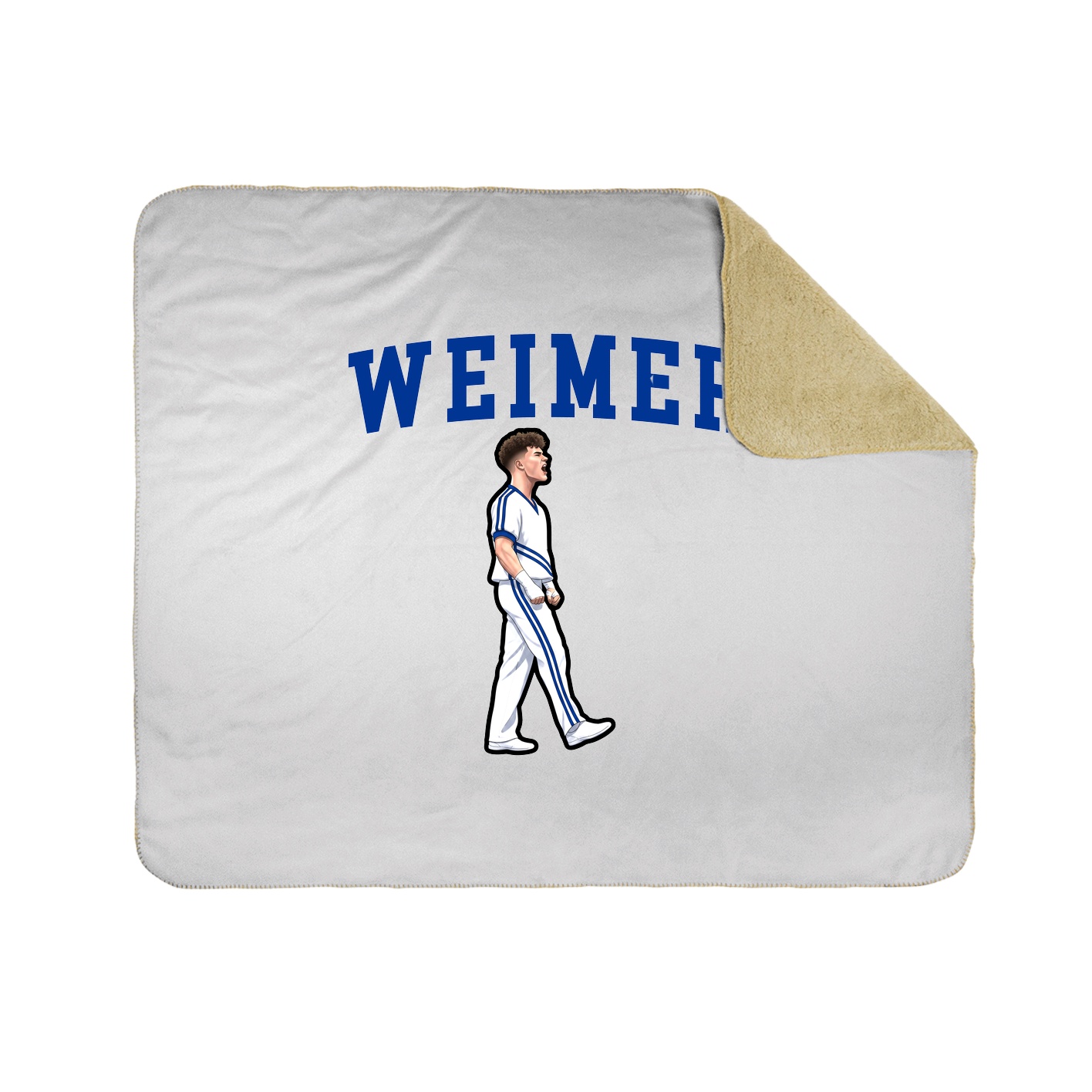 Throw Blanket — Shirsey in White