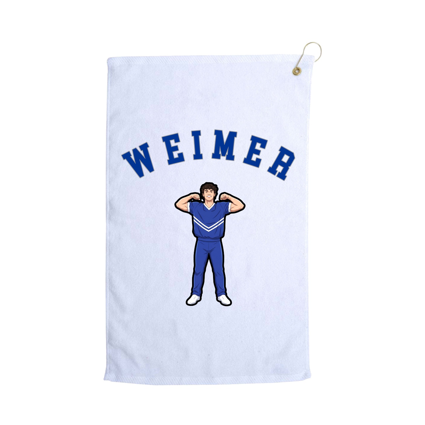 Golf Towel — Shirsey Arch in White