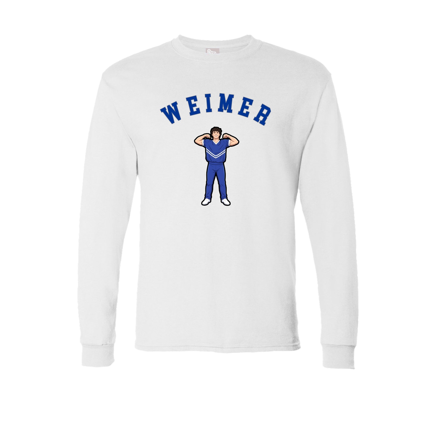 Long Sleeve Tee — Shirsey Arch in White