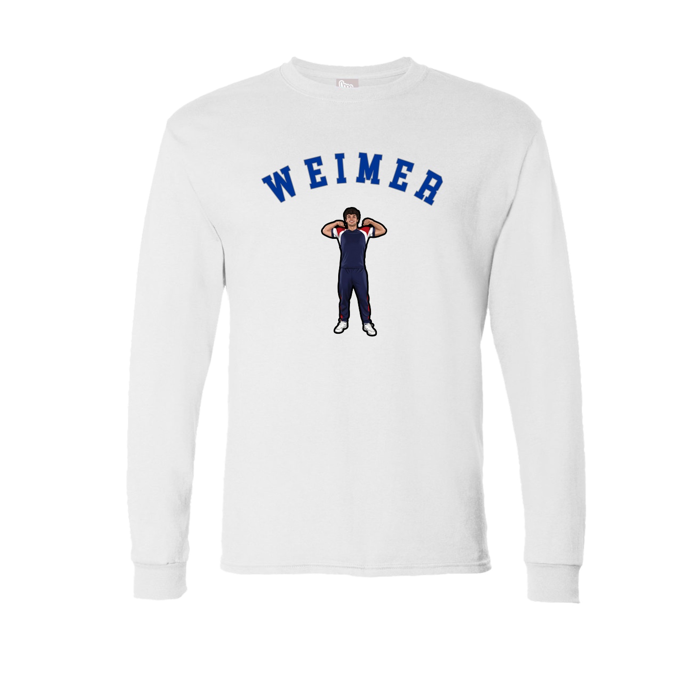 Long Sleeve Tee — Shirsey Arch in White