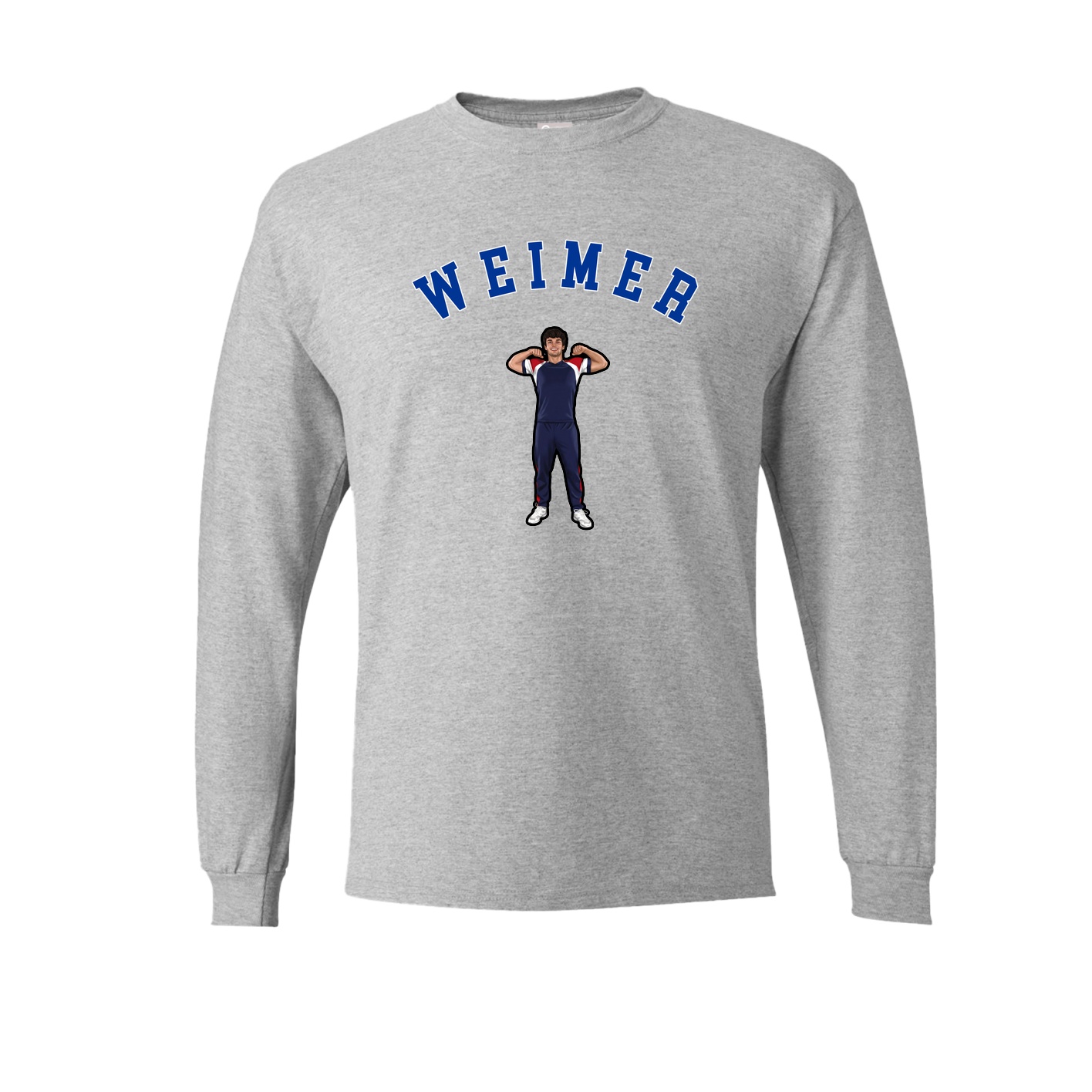 Long Sleeve Tee — Shirsey Arch in Grey