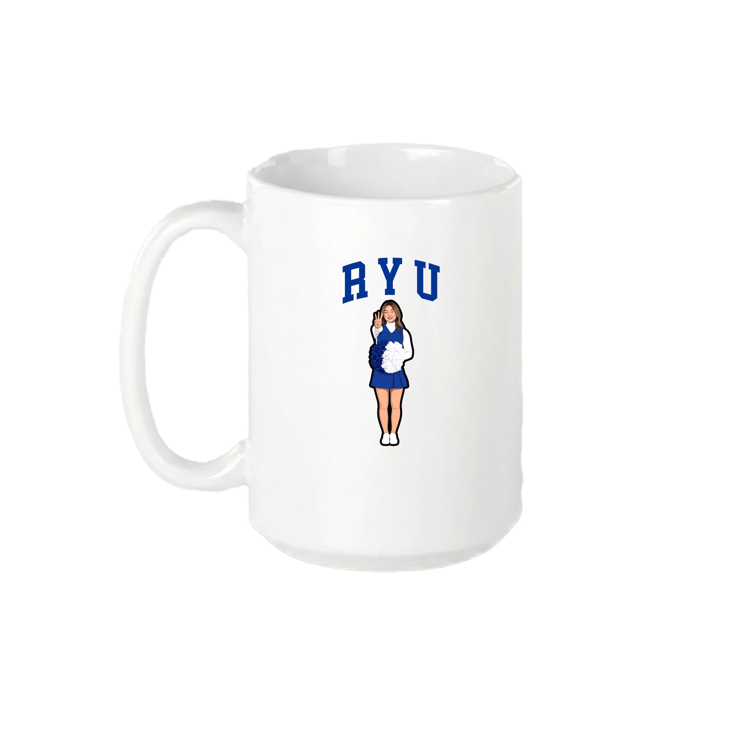15oz Coffee Mug — Shirsey in White