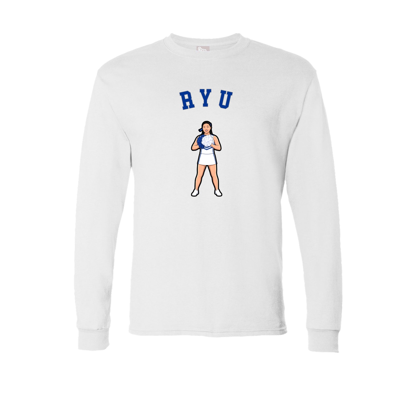 Long Sleeve Tee — Shirsey Arch in White