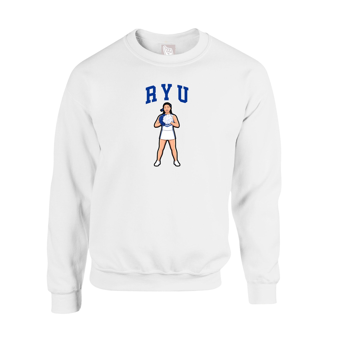 Fleece Crew — Shirsey in White