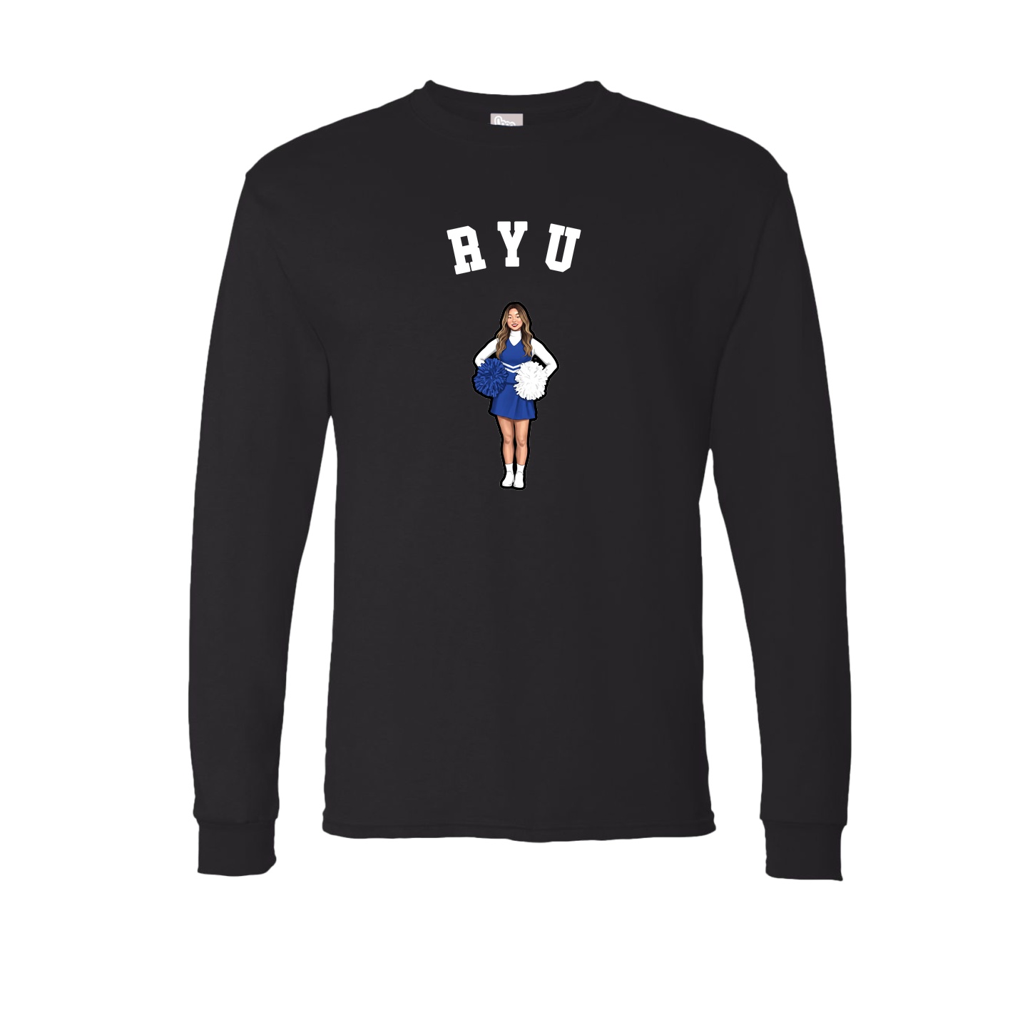 Long Sleeve Tee — Shirsey Arch in Black