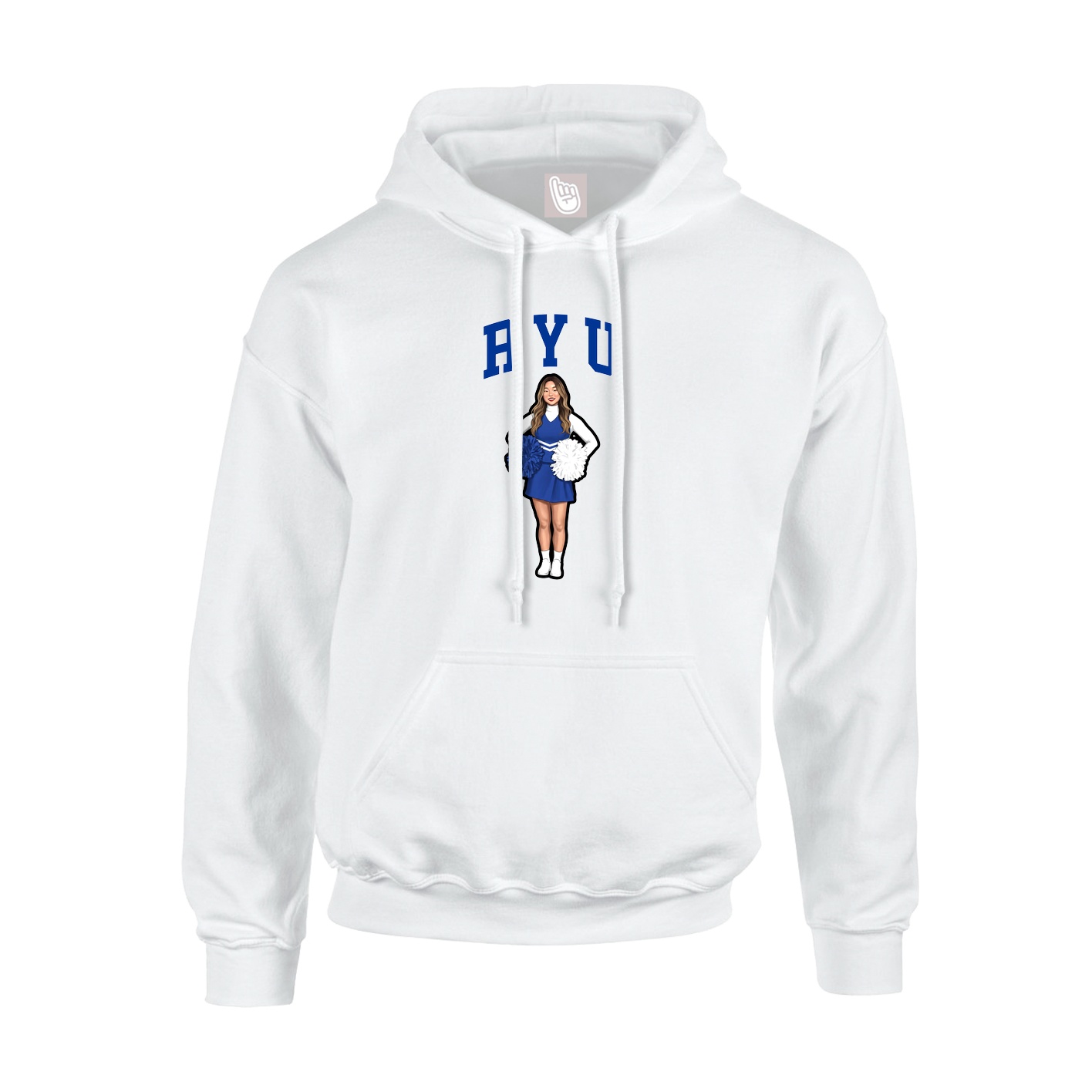 Hoodie — Shirsey in White