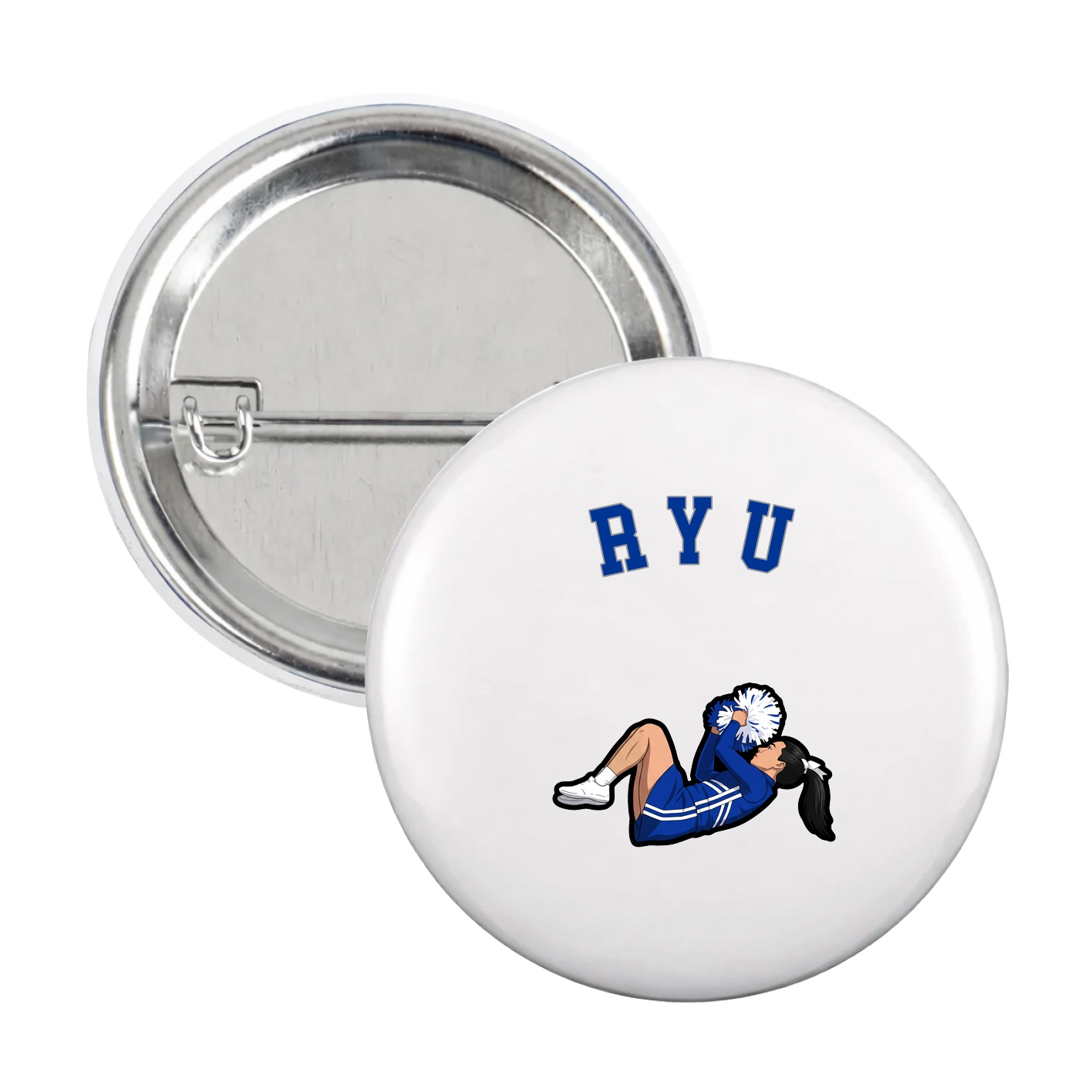 Game Day Button — Shirsey Arch in White