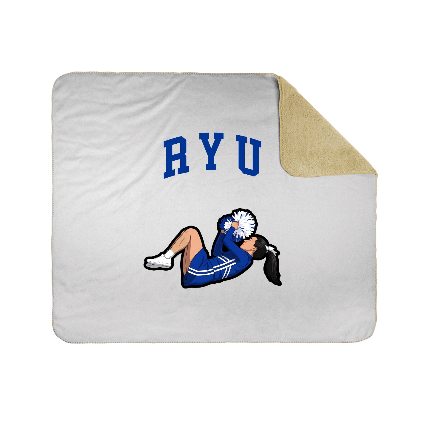 Throw Blanket — Shirsey in White
