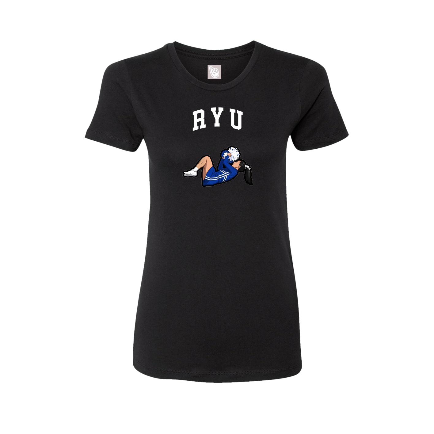 Fitted Women's Tee — Shirsey in Black