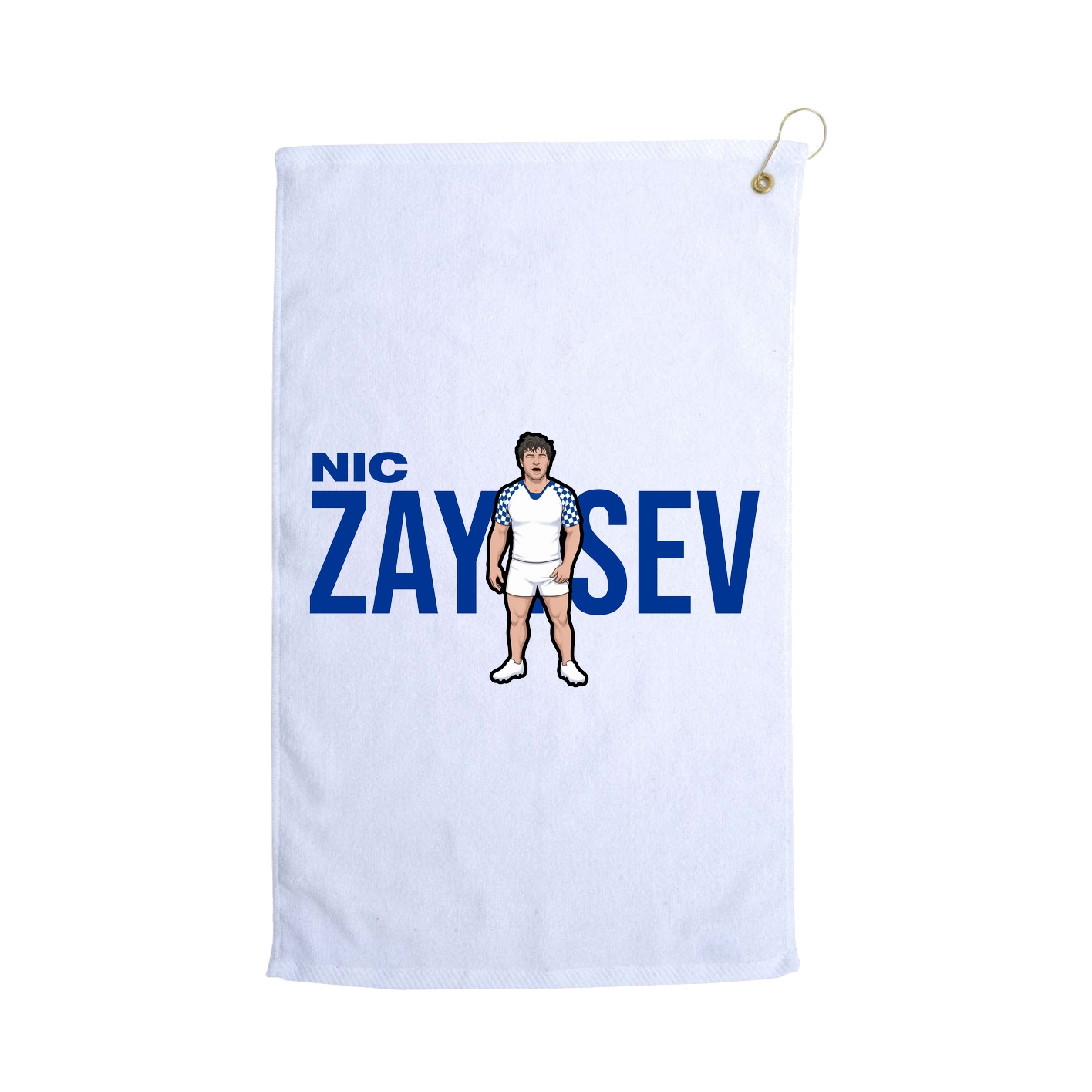 Golf Towel — Player Name in White