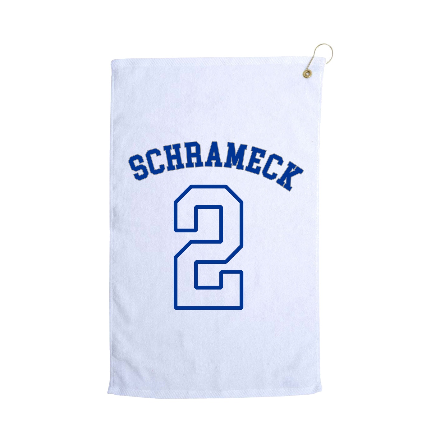 Golf Towel — Shirsey Arch in White