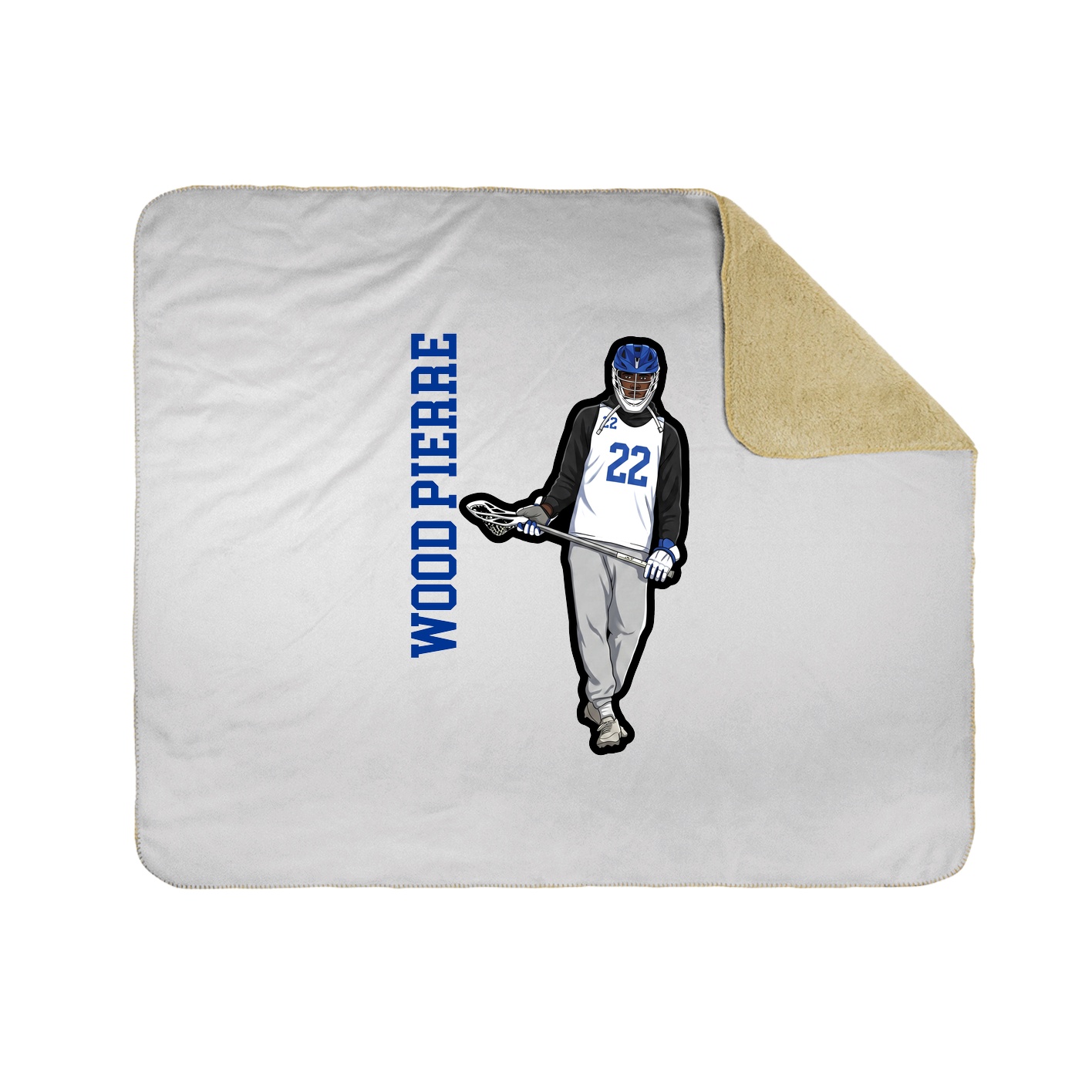 50x60 Sherpa Lined Throw Blanket