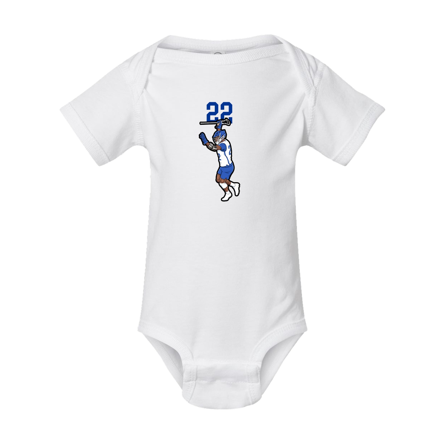 Baby Onesie — Number Top in White